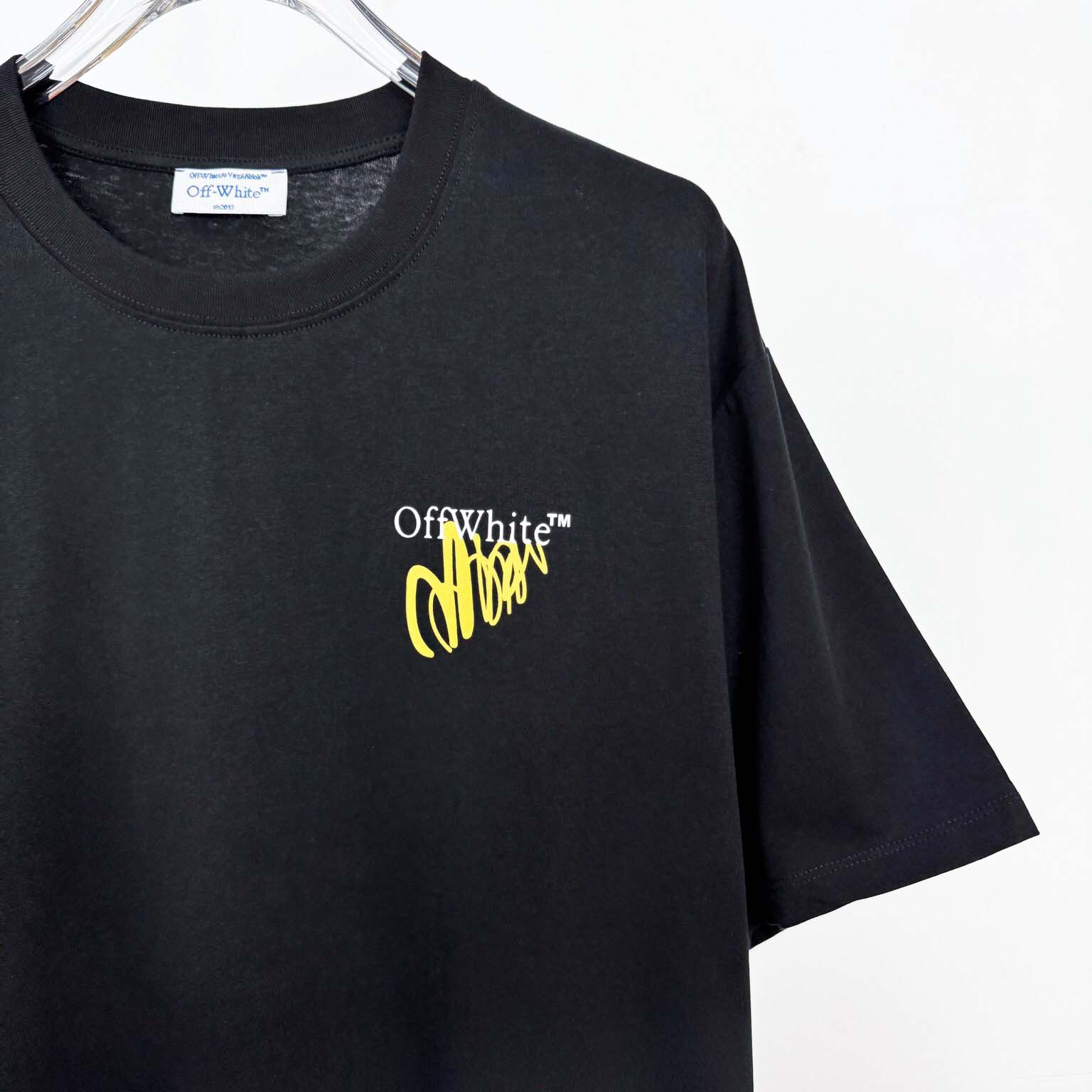 Off White Sketch Arrow T-Shirt - FashionPlug