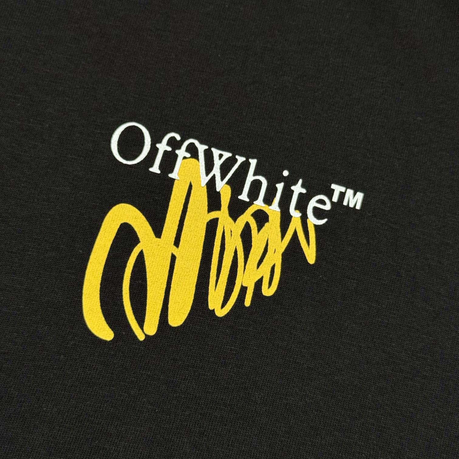 Off White Sketch Arrow T-Shirt - FashionPlug