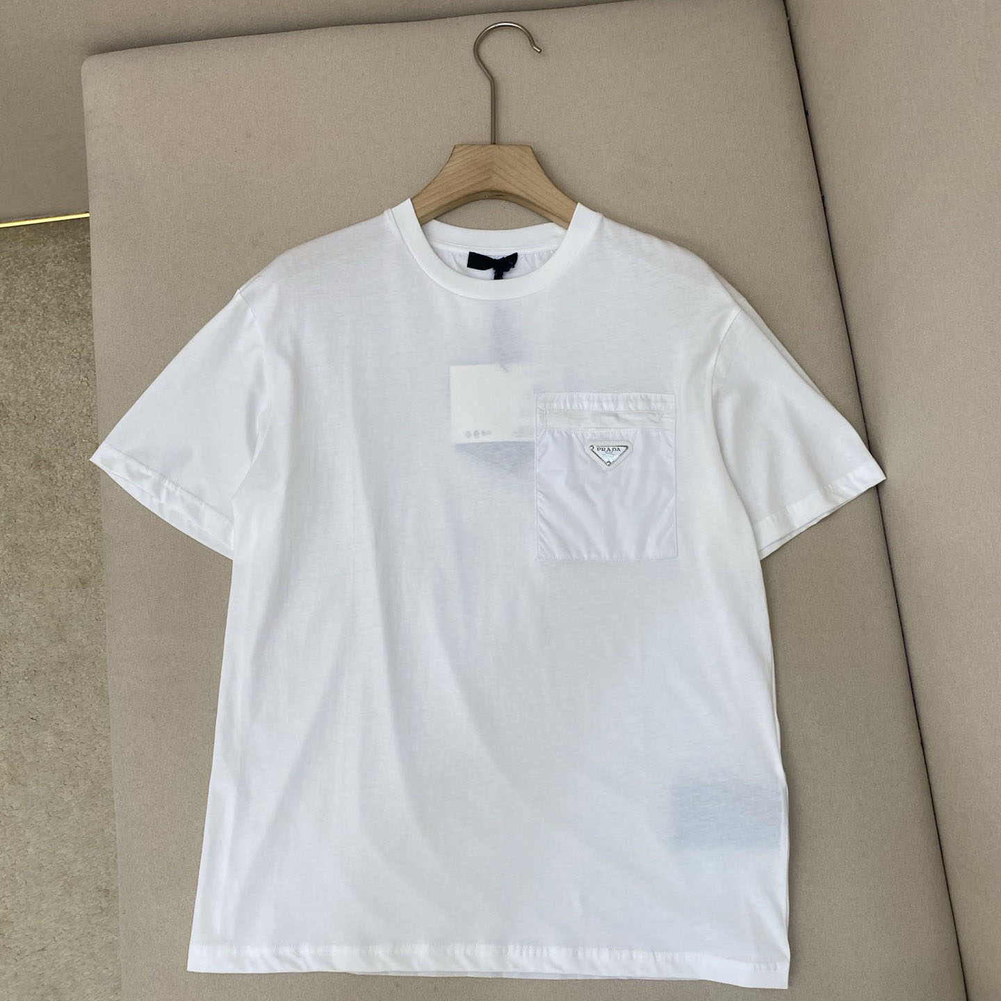 Prada Re-Nylon And Jersey T-shirt - FashionPlug