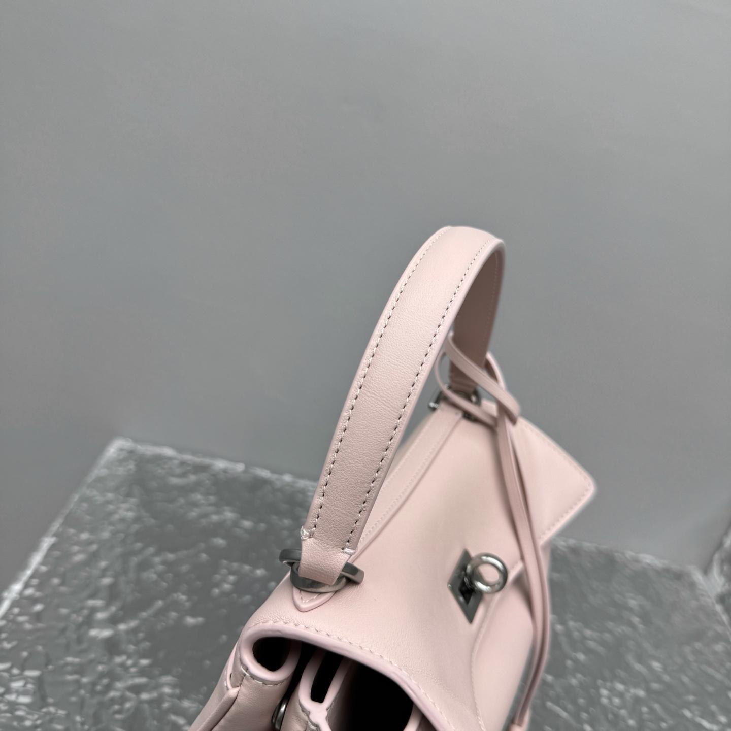 Balenciaga Rodeo Handbag Mini In Suede Pink - FashionPlug
