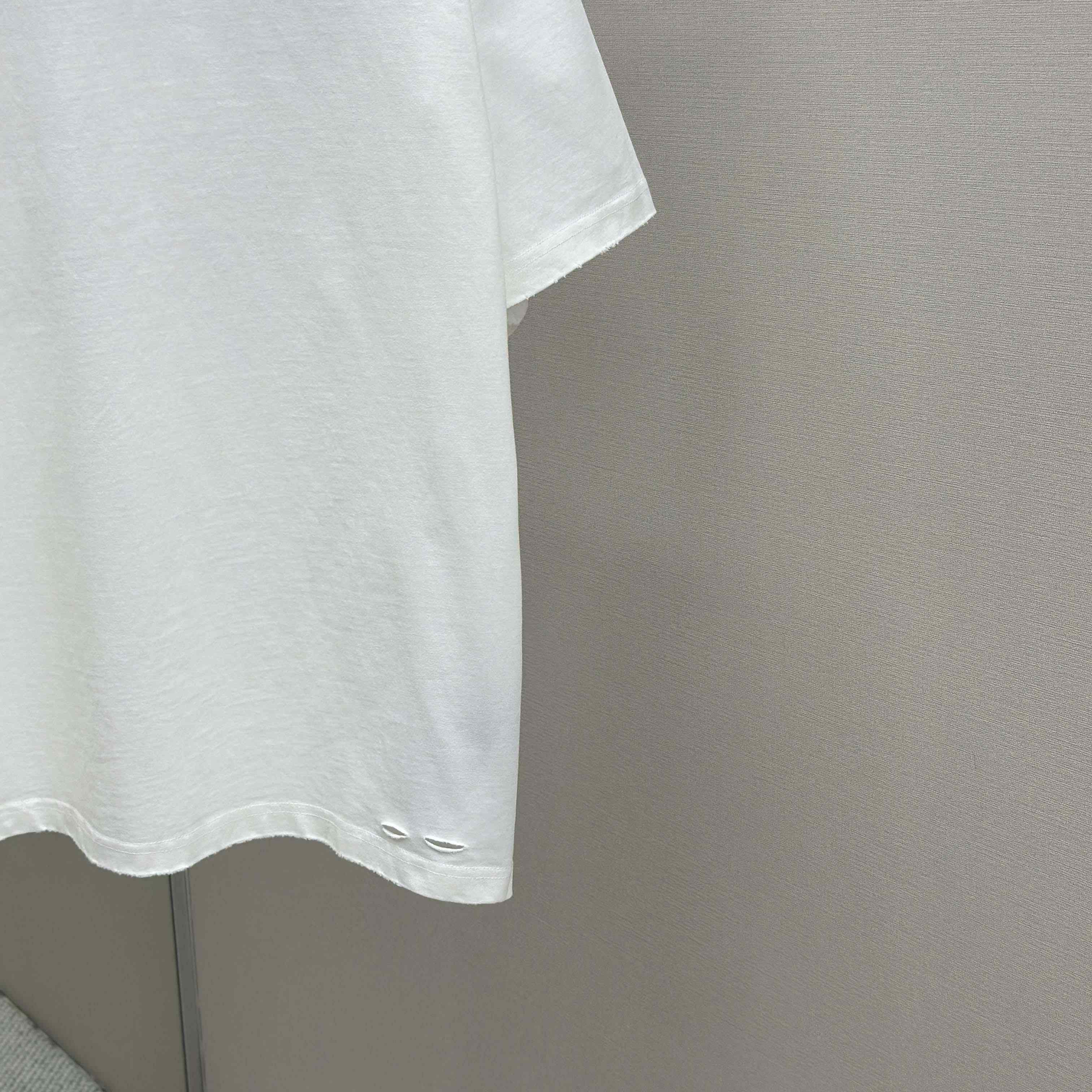 Balenciaga Blackletter Script Oversized T Shirt - FashionPlug