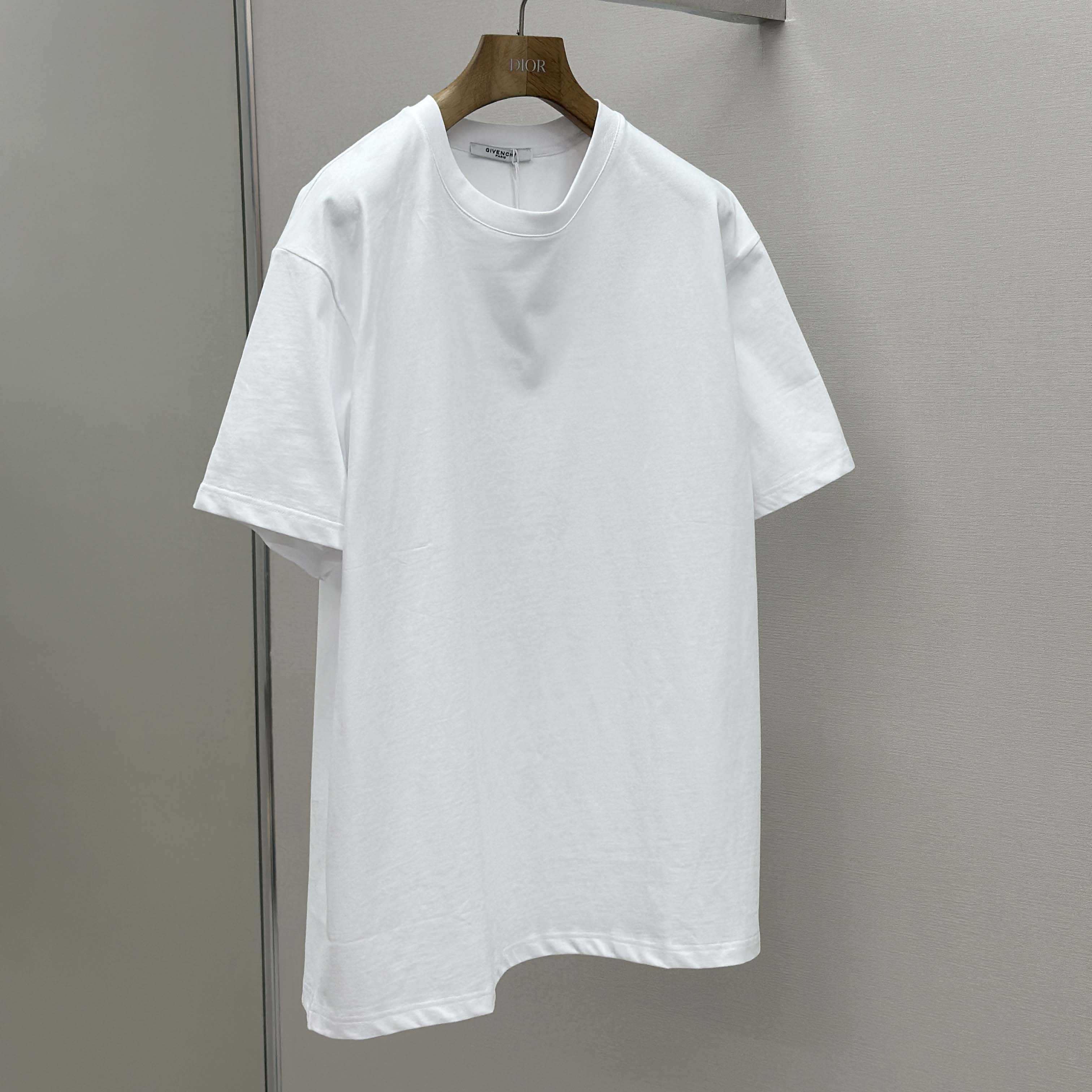 Givenchy T-shirt In Cotton With GIVENCHY Stamp Print - FashionPlug