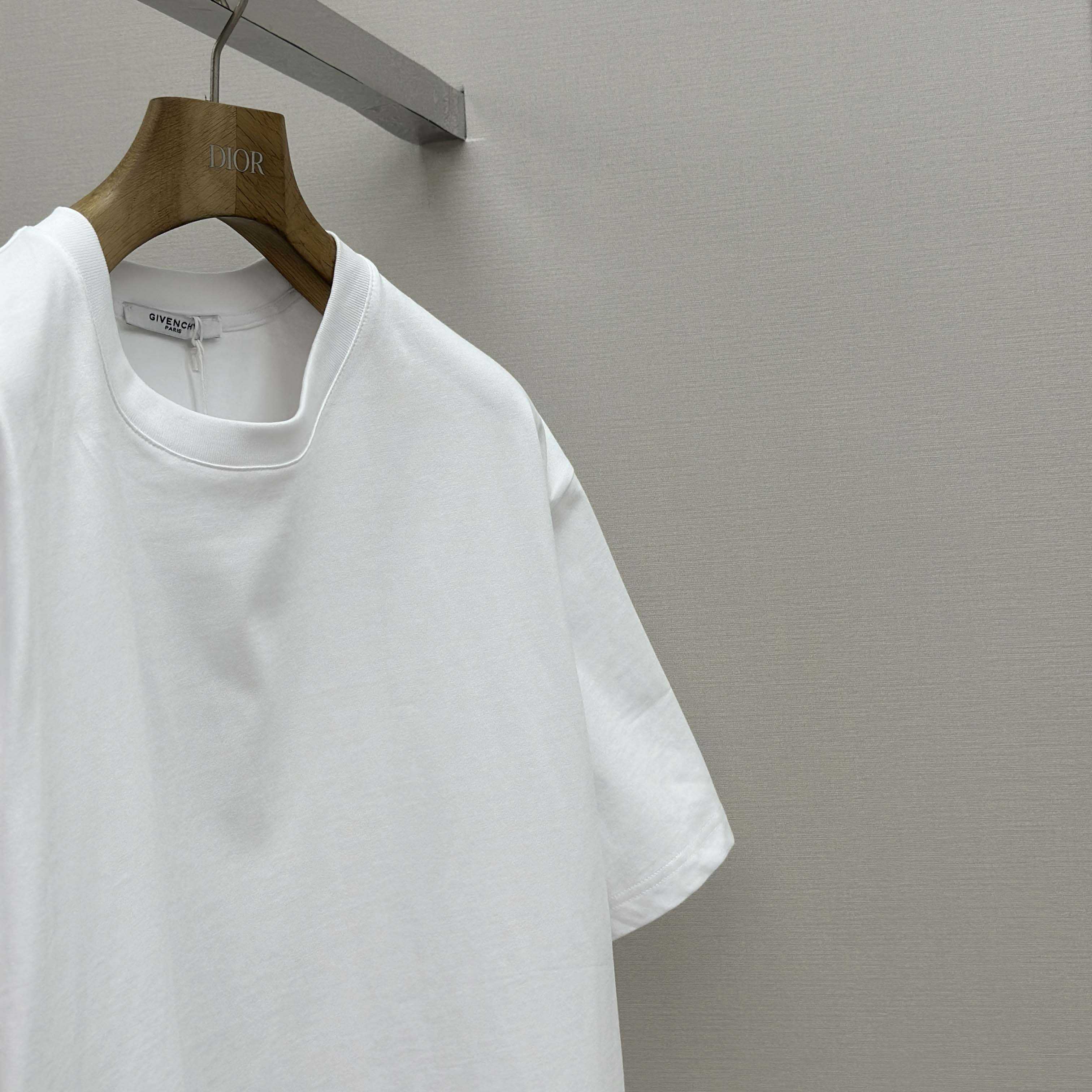 Givenchy T-shirt In Cotton With GIVENCHY Stamp Print - FashionPlug
