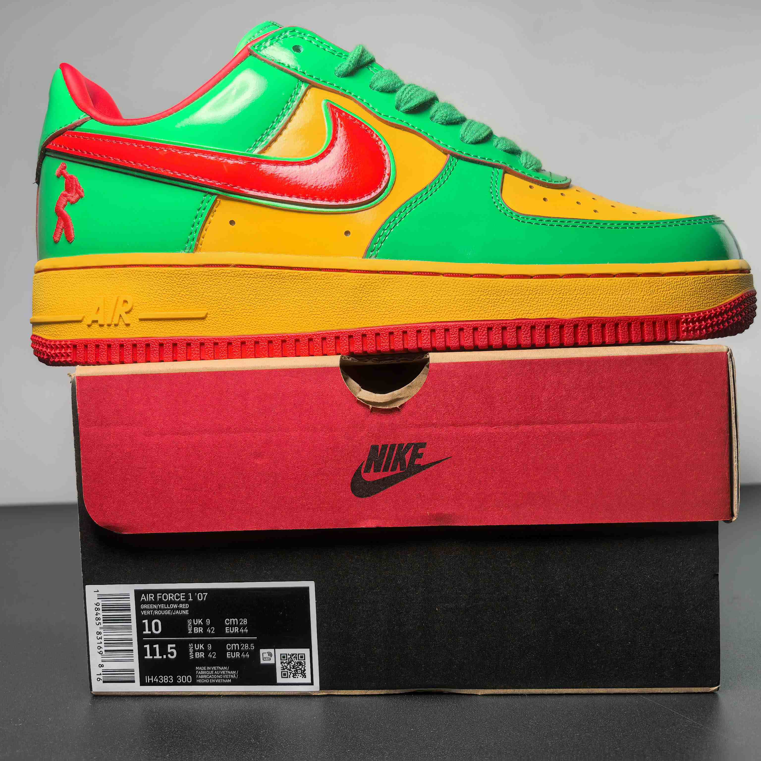 Lil Yachty x Nike Air Force 1 Low Lucky Green   IH4383-300 - FashionPlug