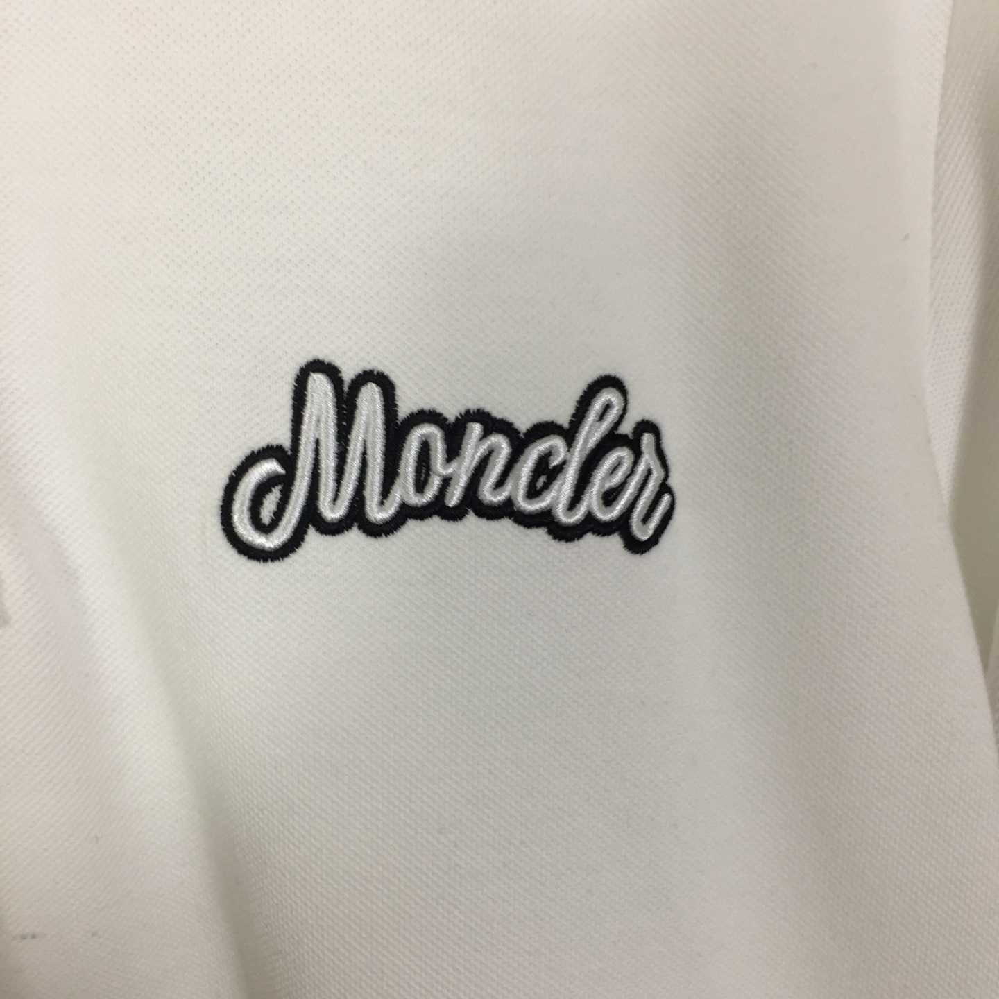Moncler Logo Cotton Polo Shirt - FashionPlug