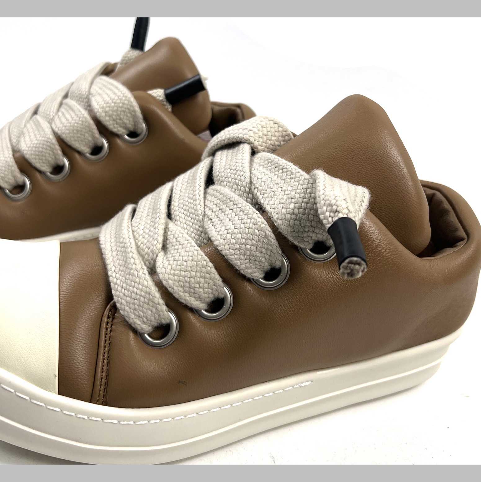 Rick Owens Jumbolaced Padded Sneakers - FashionPlug