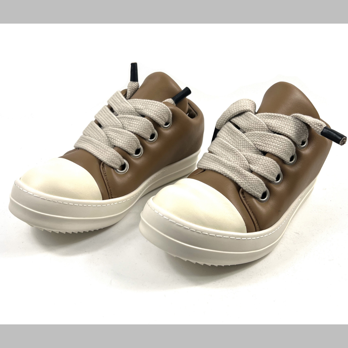 Rick Owens Jumbolaced Padded Sneakers - FashionPlug