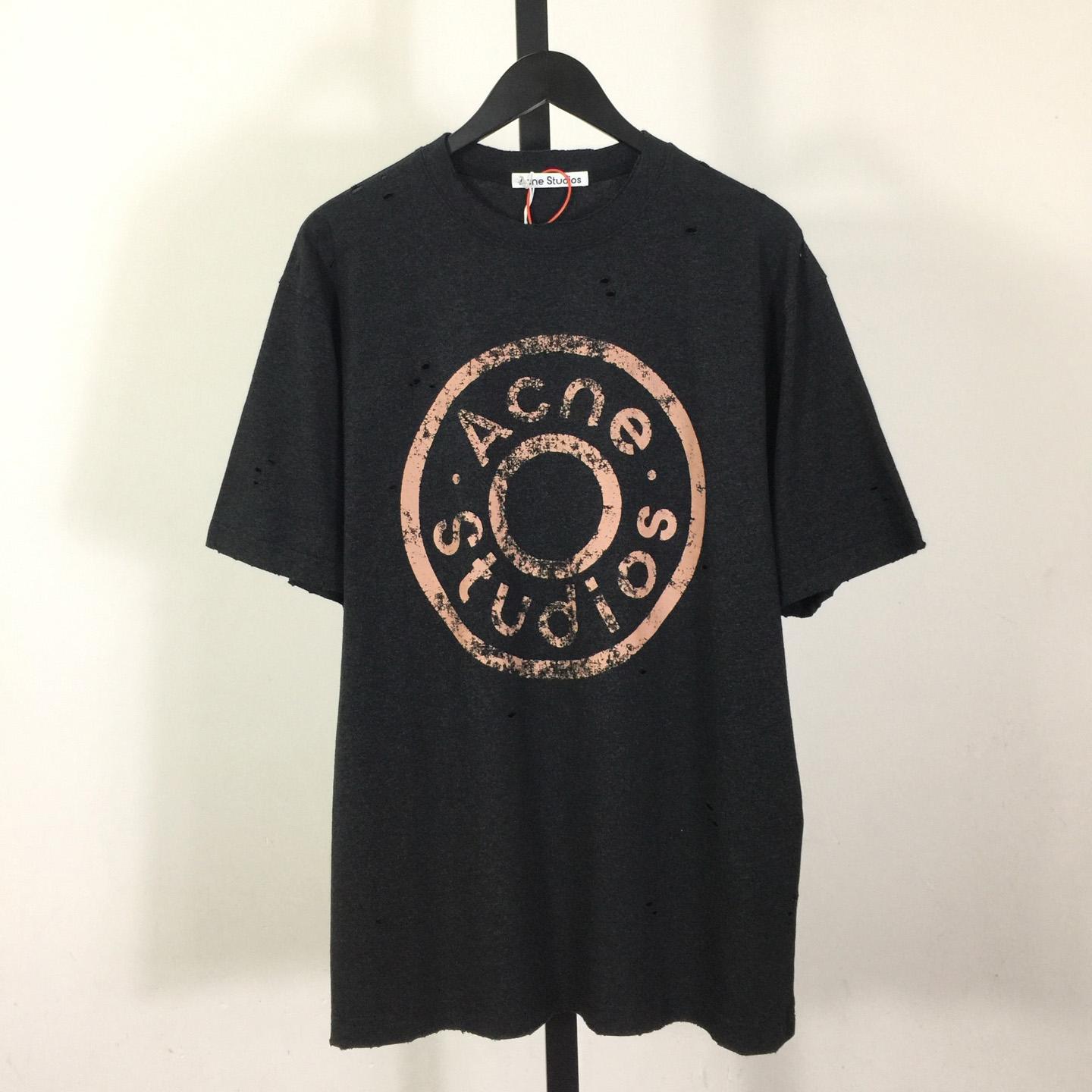 Acne Studios Relaxed Fit Logo T-shirt - FashionPlug