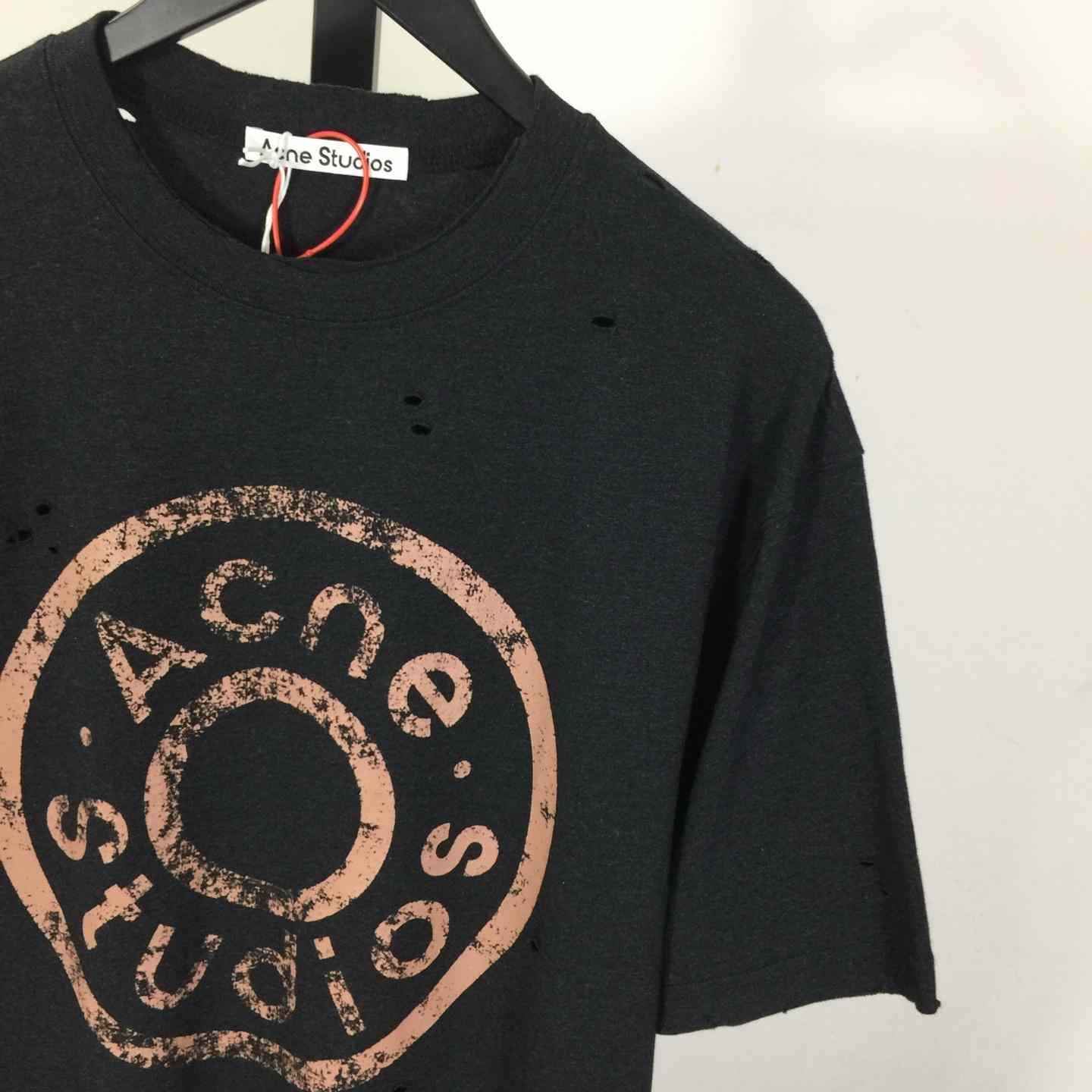 Acne Studios Relaxed Fit Logo T-shirt - FashionPlug