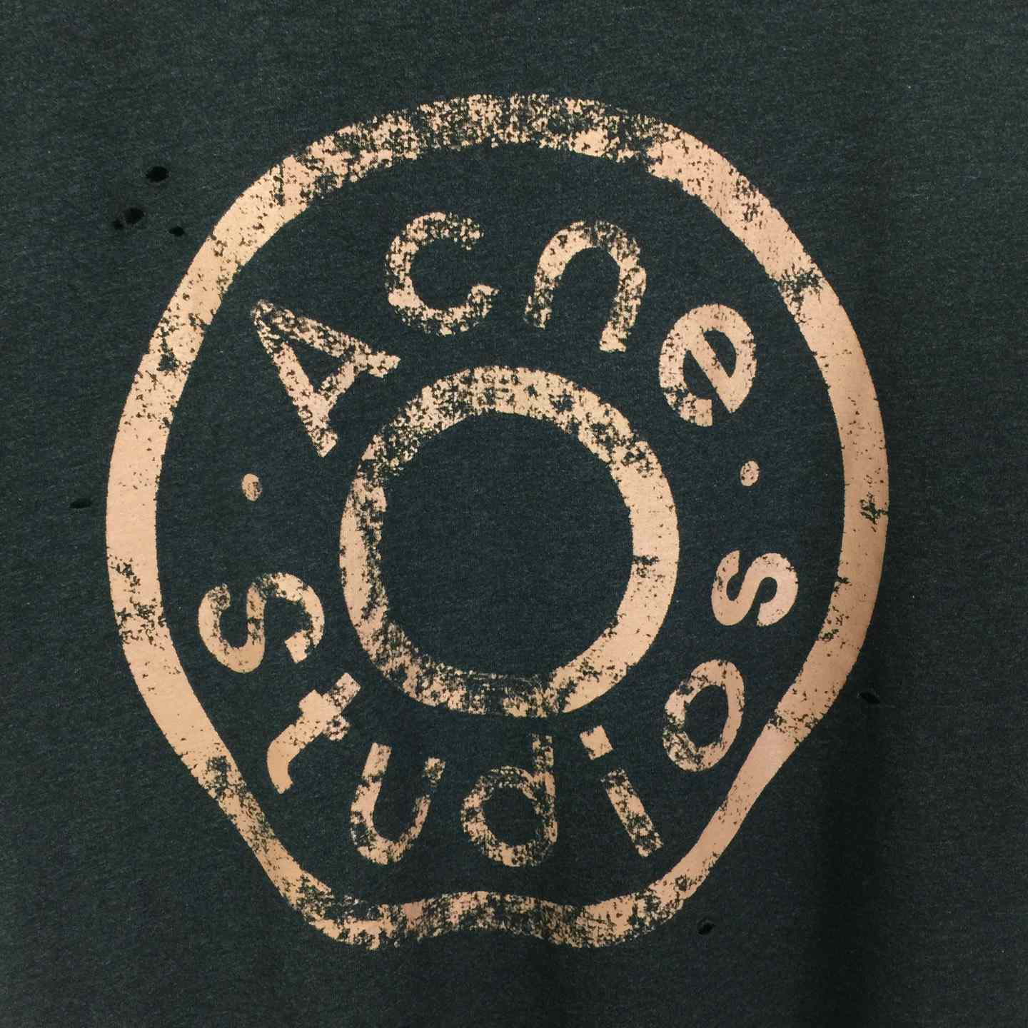 Acne Studios Relaxed Fit Logo T-shirt - FashionPlug