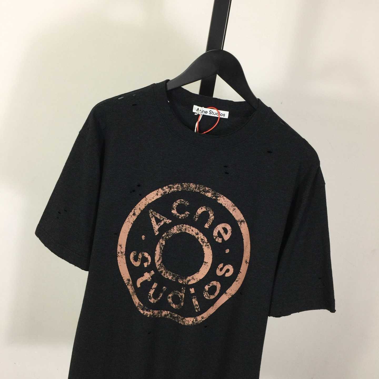 Acne Studios Relaxed Fit Logo T-shirt - FashionPlug