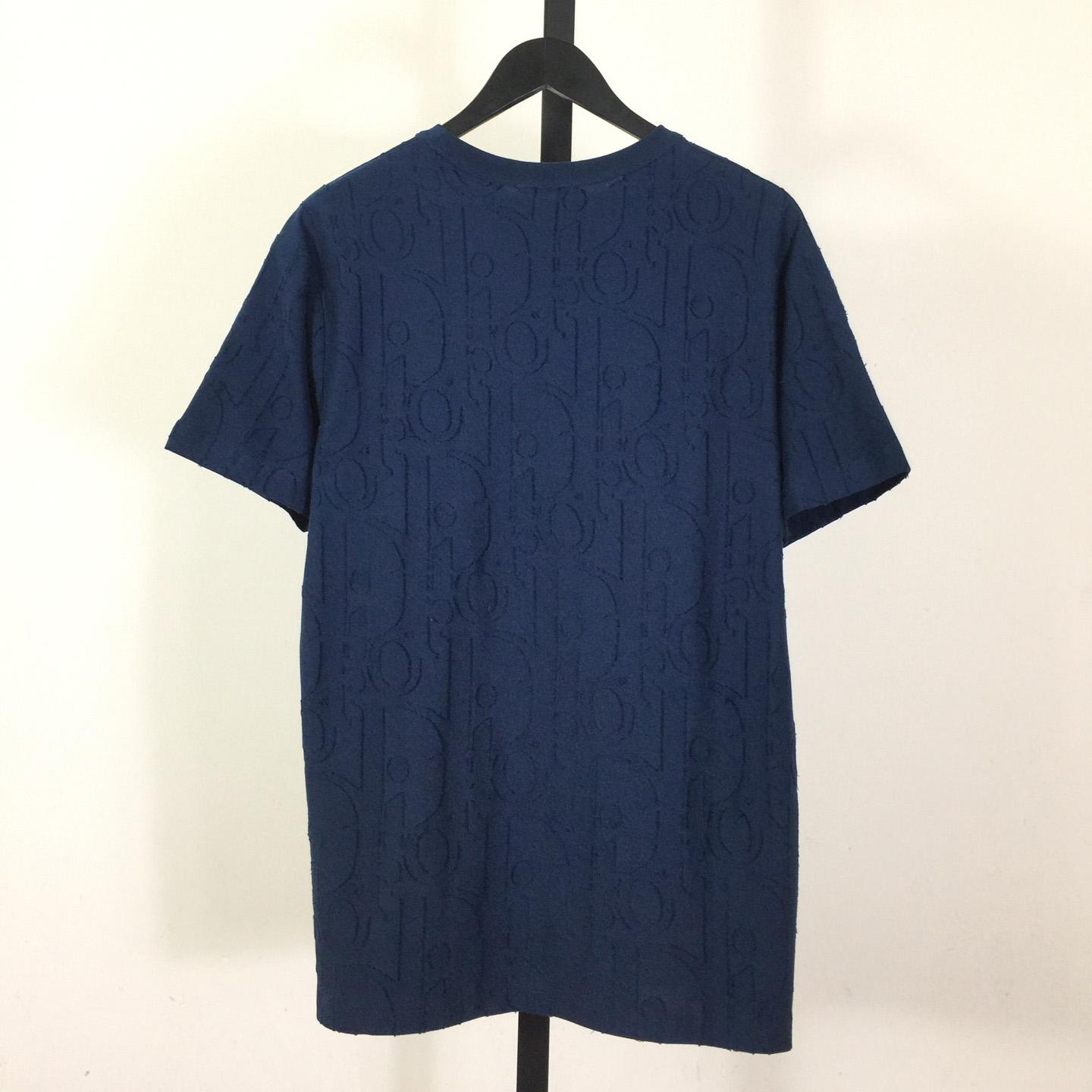 Dior Oblique T-Shirt, Relaxed Fit  - FashionPlug