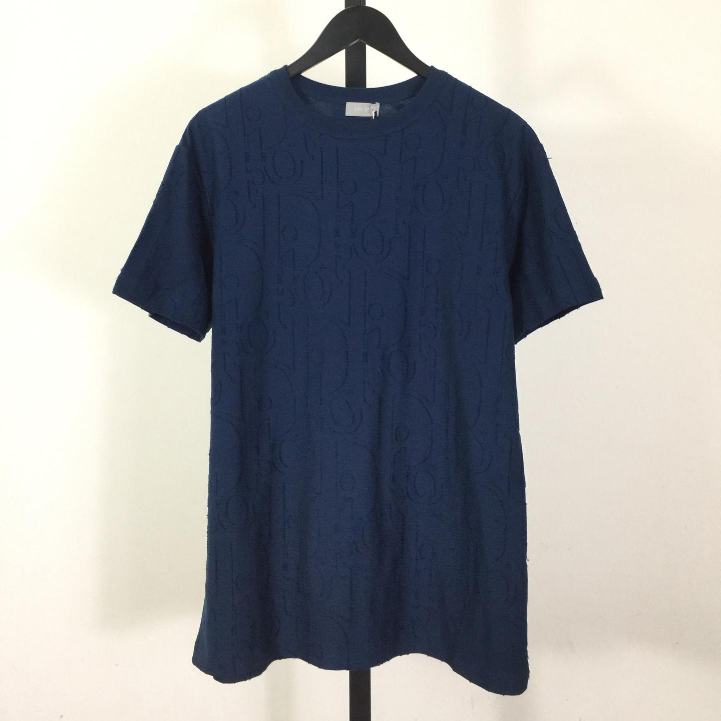 Dior Oblique T-Shirt, Relaxed Fit  - FashionPlug