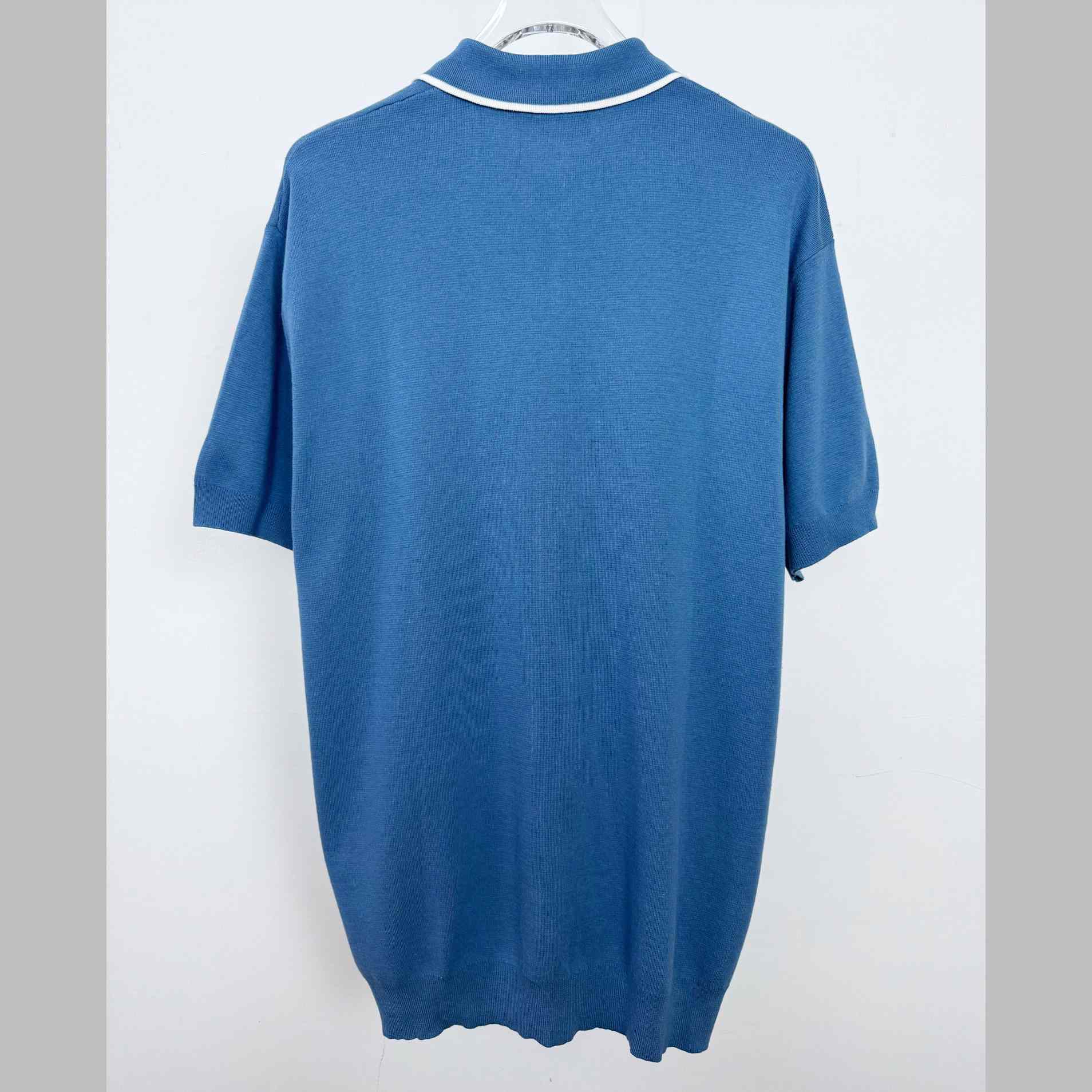 Gucci Gg Silk And Cotton Jacquard Polo Shirt - FashionPlug