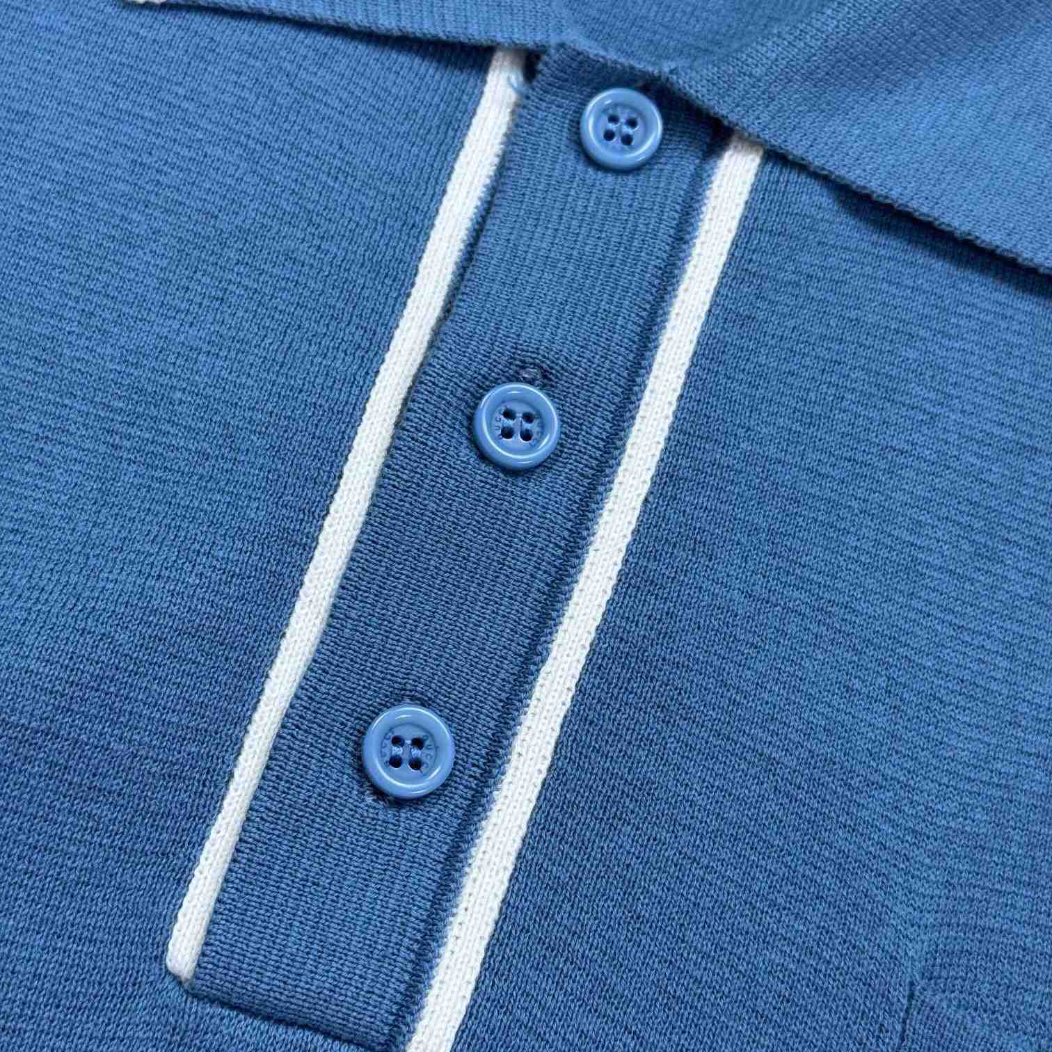 Gucci Gg Silk And Cotton Jacquard Polo Shirt - FashionPlug