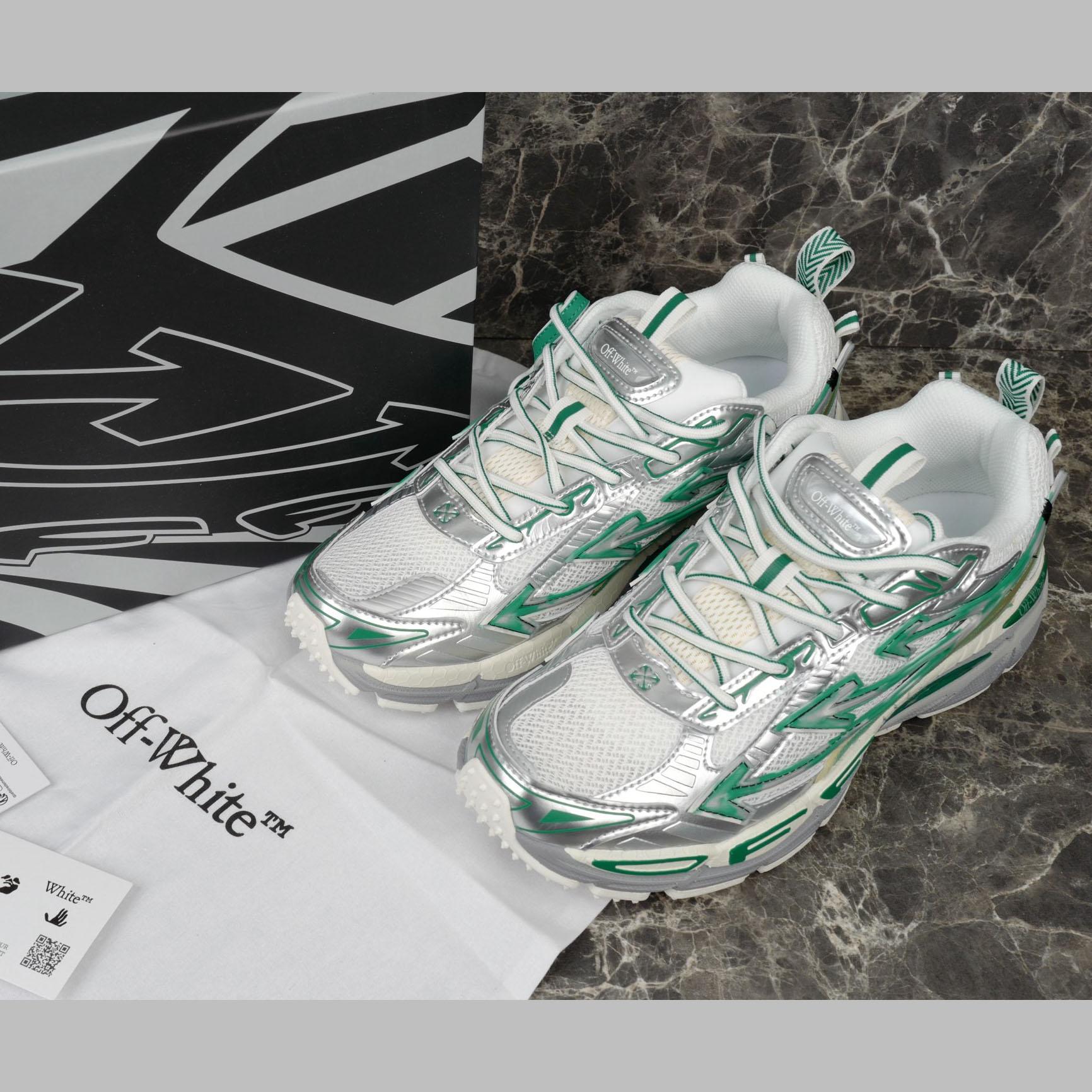 Off-White Silver/Blue Be Right Back - FashionPlug