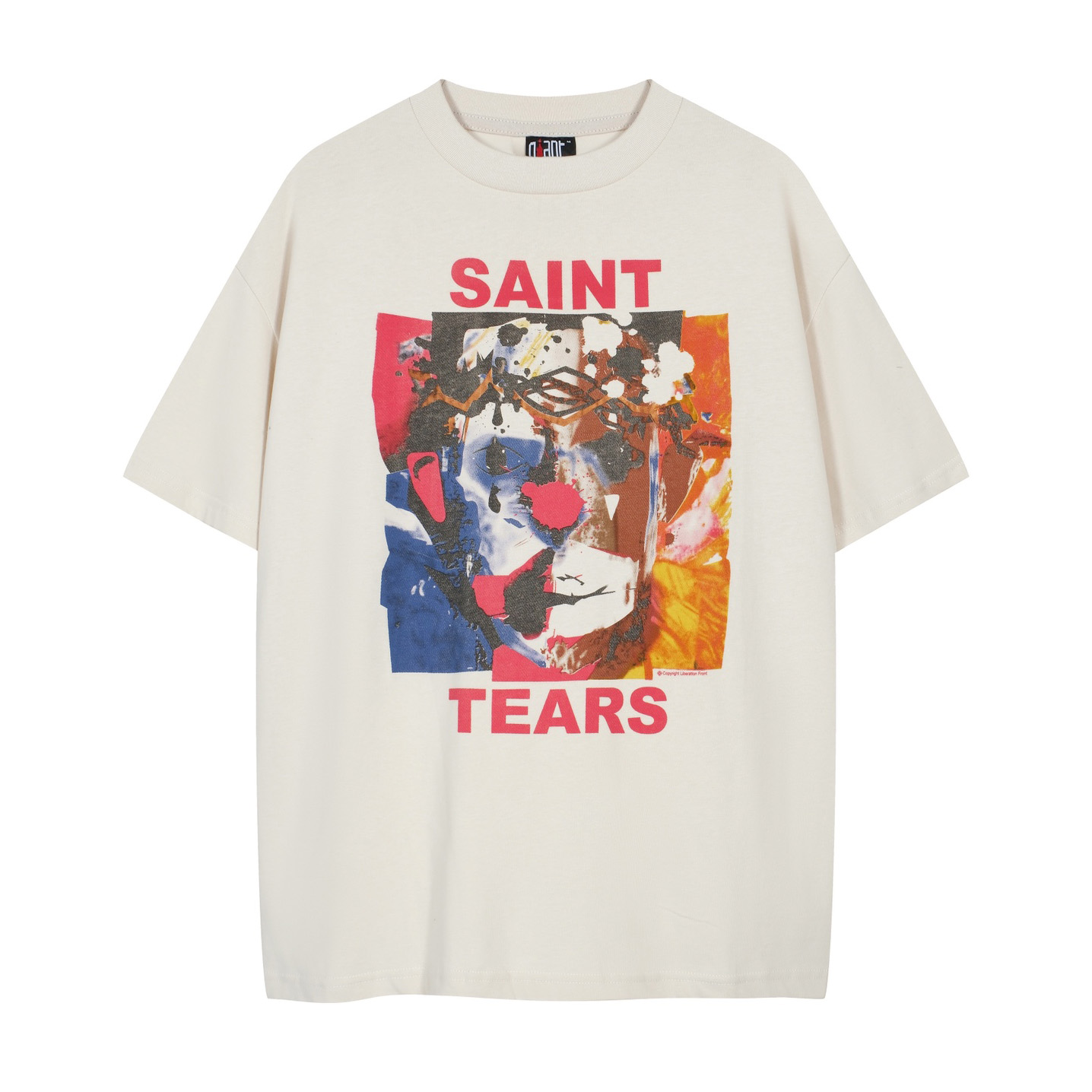 Saint Micheal Graphic-print Cotton T-shirt YF2013  (50% Off Sale) - FashionPlug