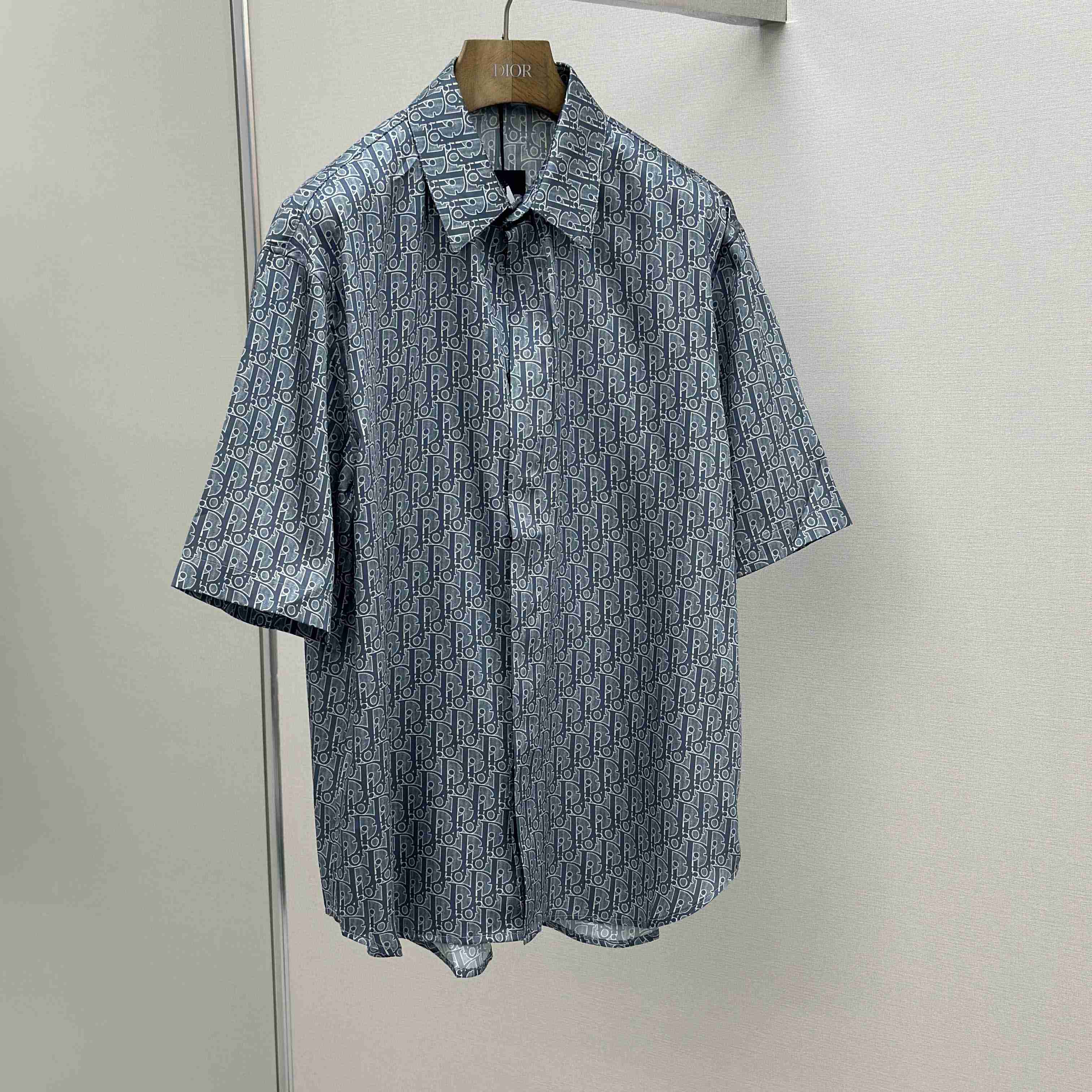 Dior Oblique Short-Sleeved Shirt - FashionPlug