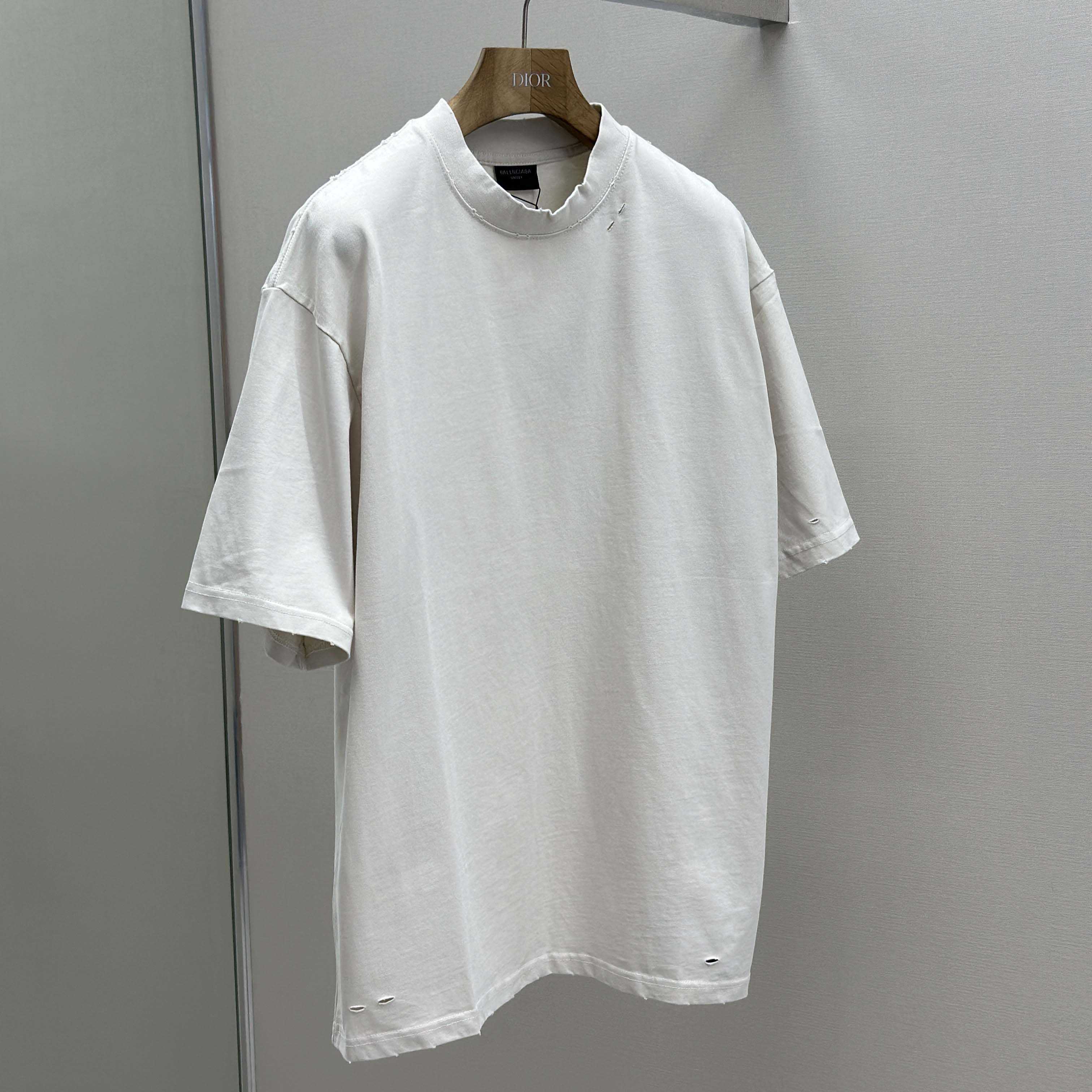 Balenciaga Painted T-Shirt Medium Fit - FashionPlug