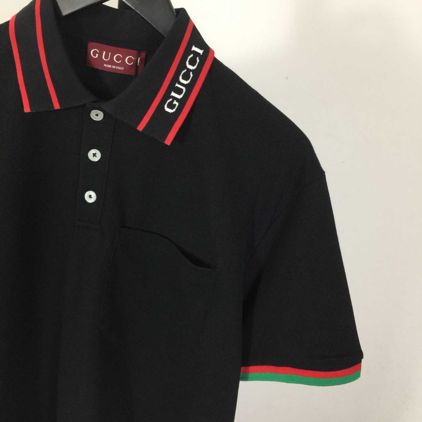 Gucci Cotton Piquet Polo Shirt - FashionPlug