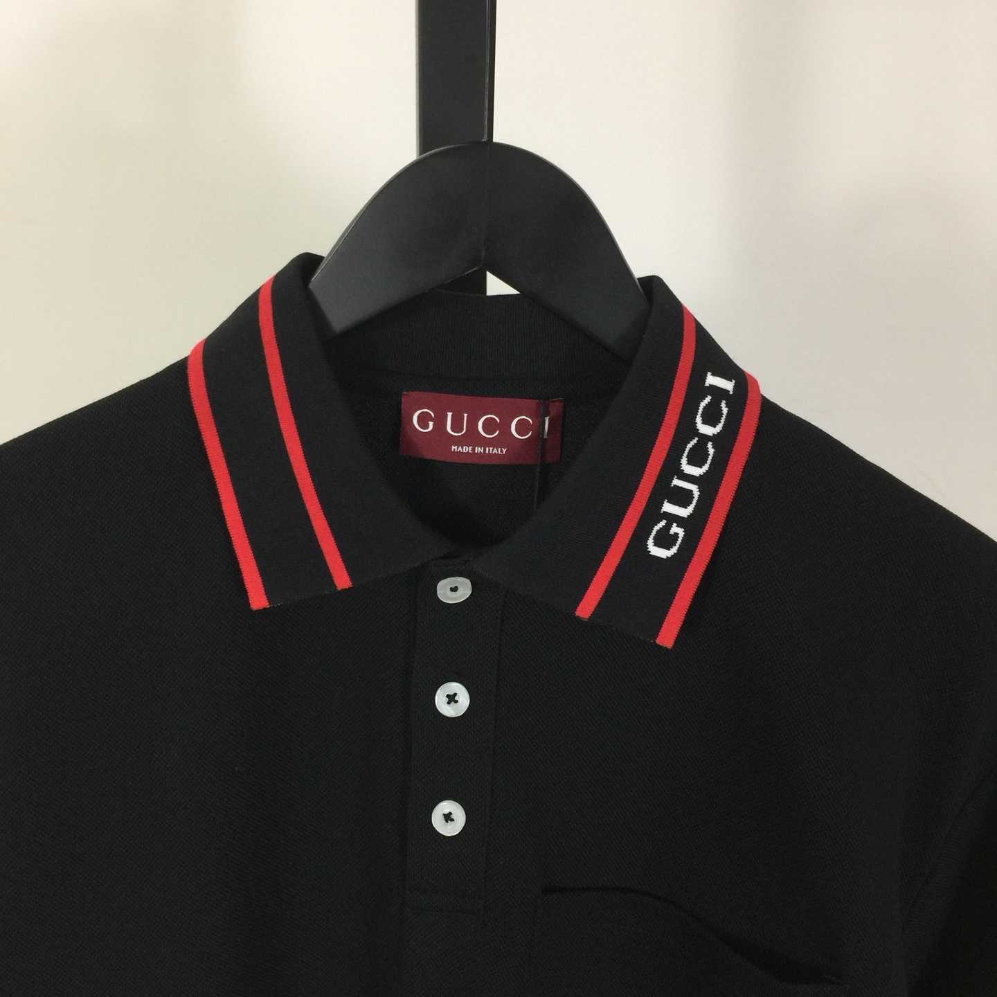 Gucci Cotton Piquet Polo Shirt - FashionPlug
