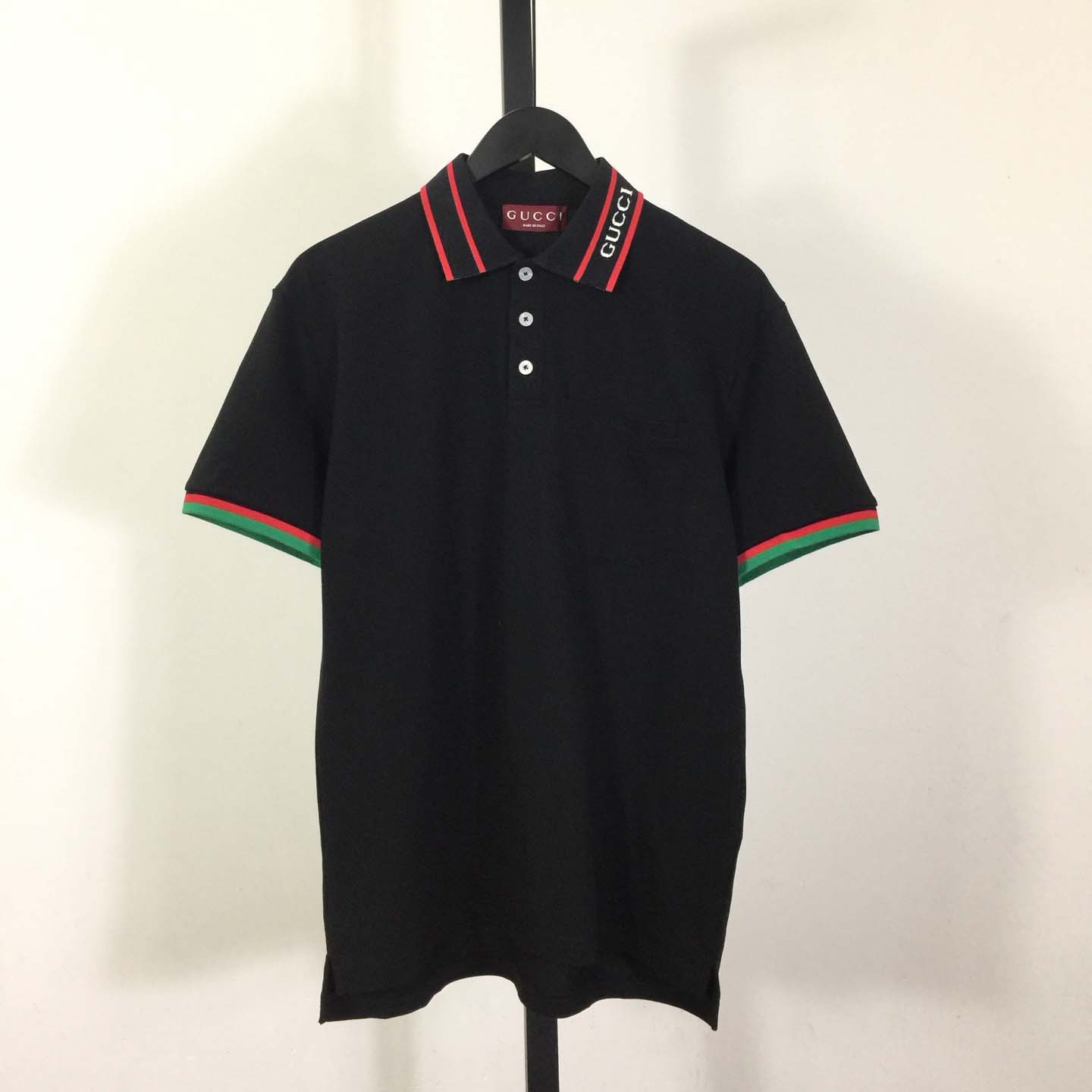 Gucci Cotton Piquet Polo Shirt - FashionPlug