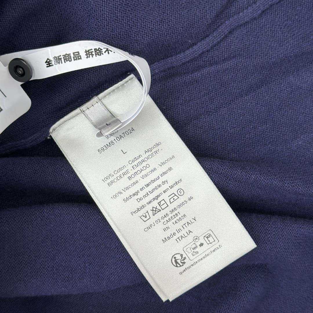 Christian Dior Couture Lily of the Valley Polo Shirt  - FashionPlug