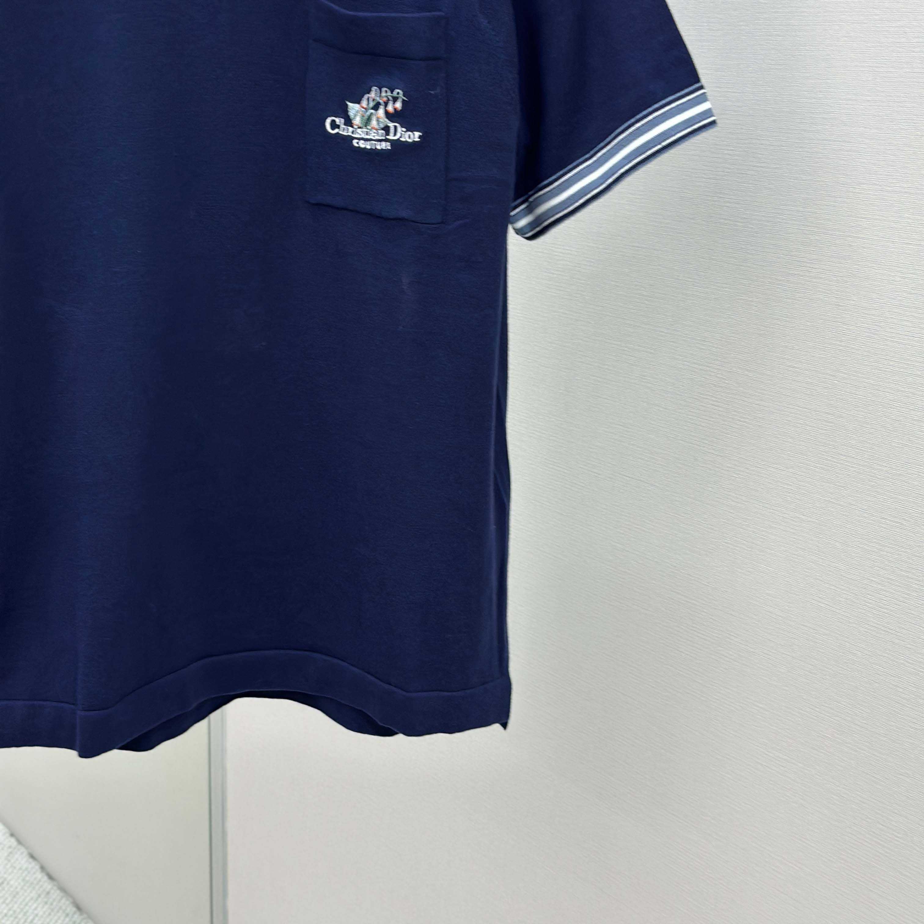 Christian Dior Couture Lily of the Valley Polo Shirt  - FashionPlug