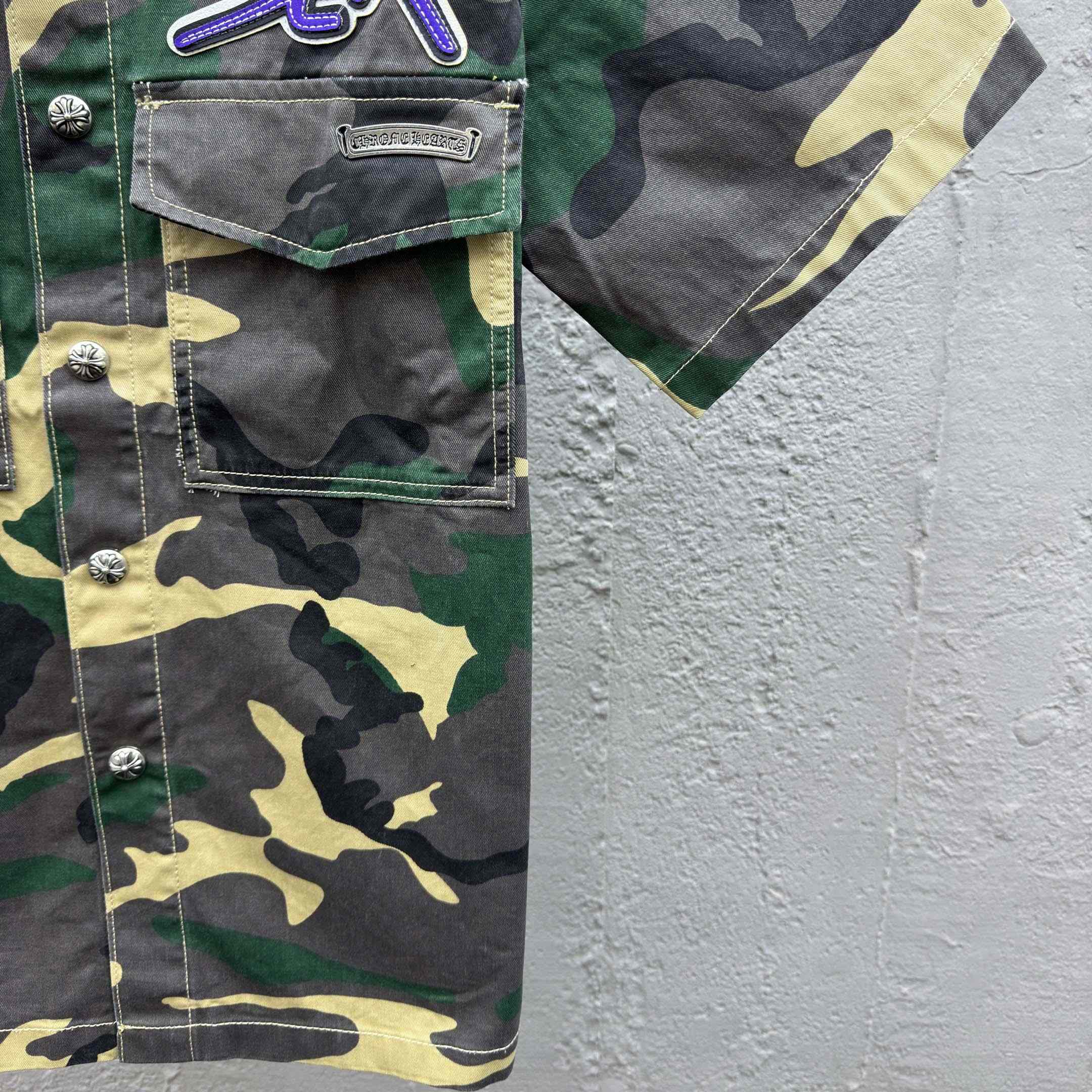 Chrome Hearts Sex Records Button Up Shirt - FashionPlug