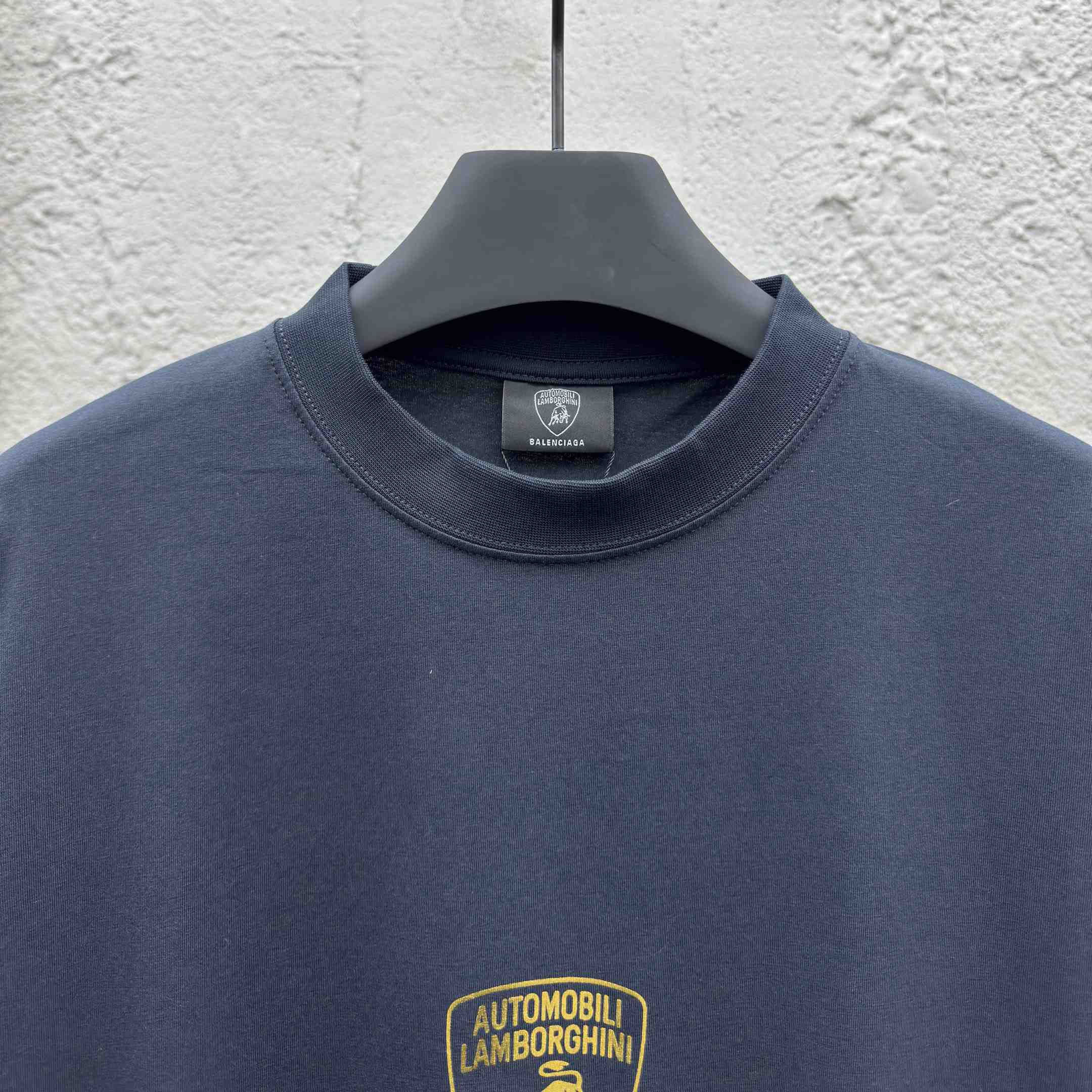 Balenciaga I Automobili Lamborghini Oversized T-Shirt inFaded Black  - FashionPlug