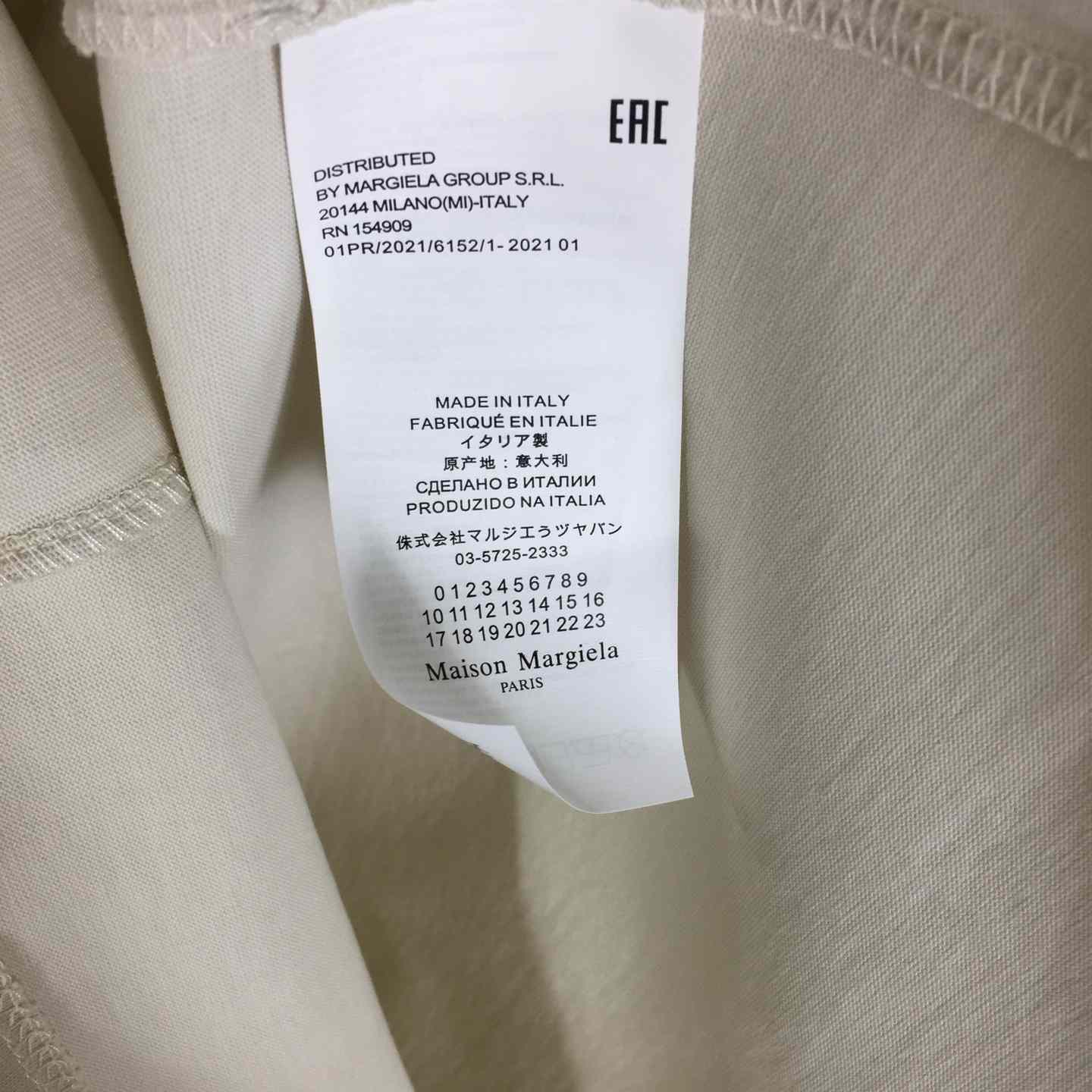Maison Margiela cotton-jersey T-shirt - FashionPlug