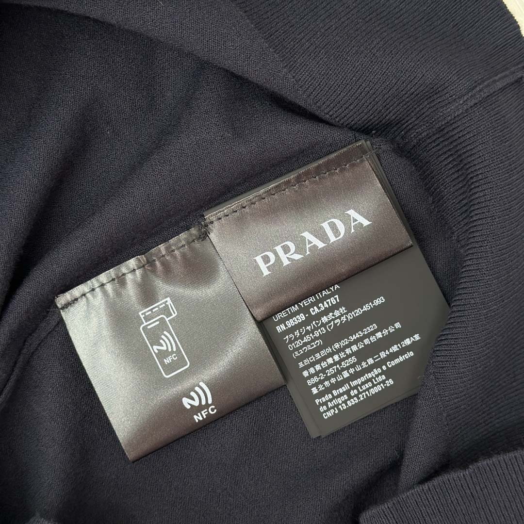Prada Superfine Wool Polo Shirt - FashionPlug