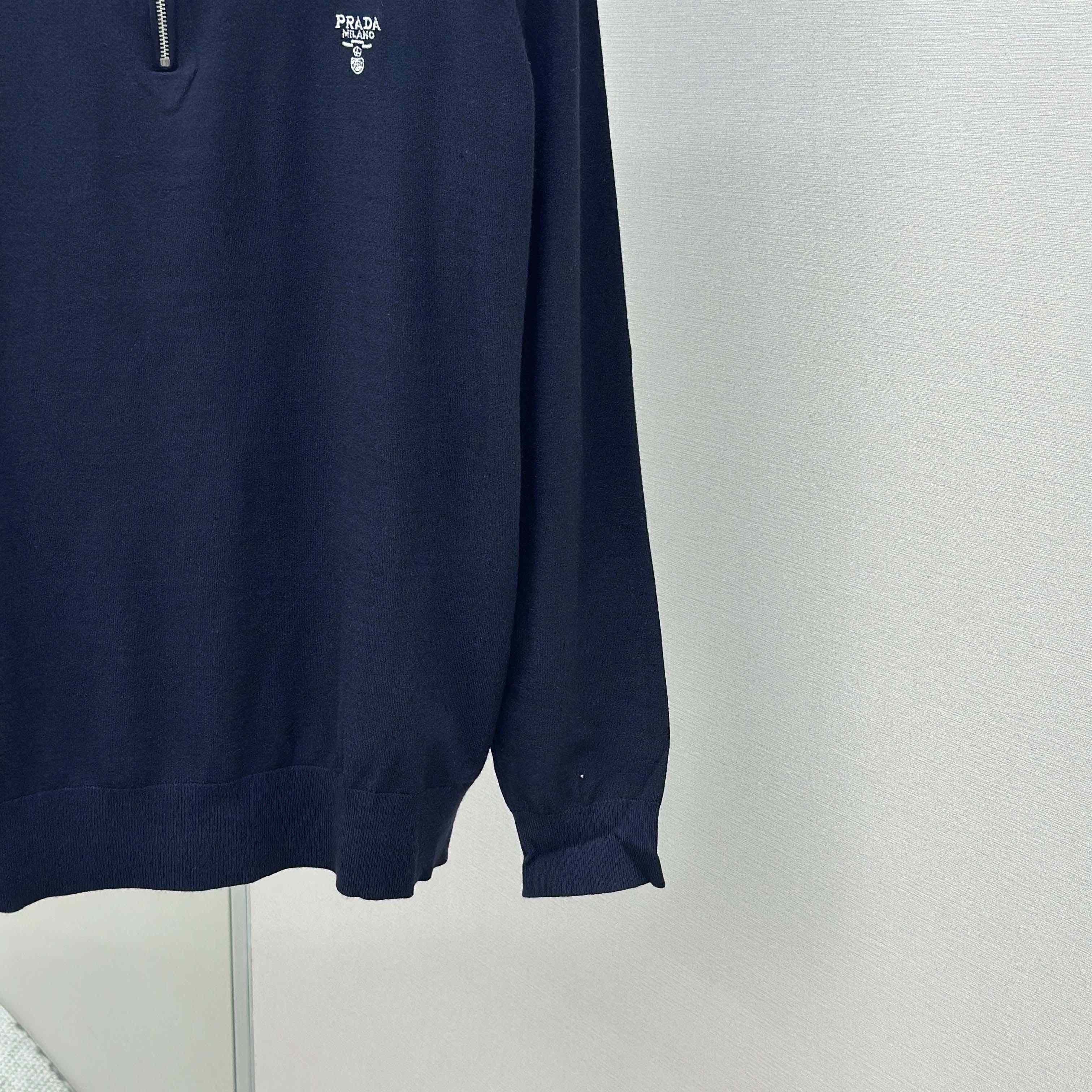 Prada Superfine Wool Polo Shirt - FashionPlug