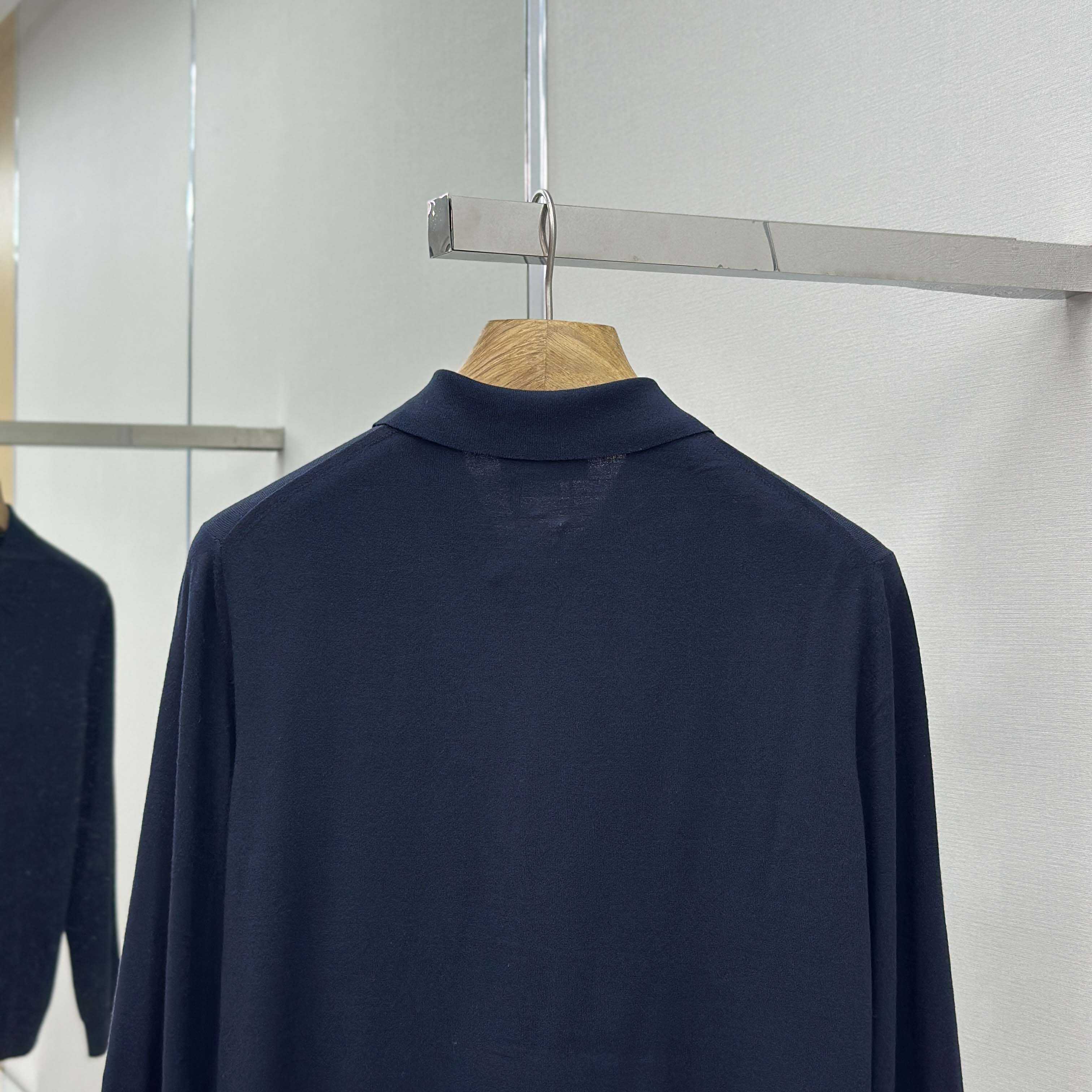 Prada Superfine Wool Polo Shirt - FashionPlug