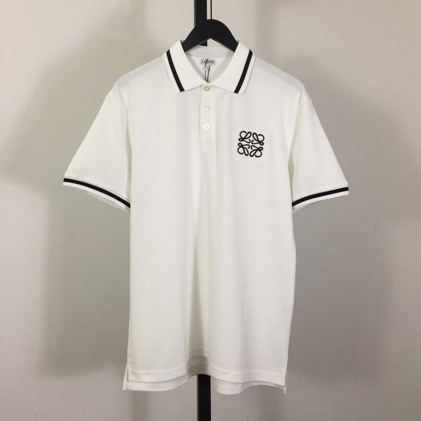 Loewe Logo Cotton Polo Shirt - FashionPlug