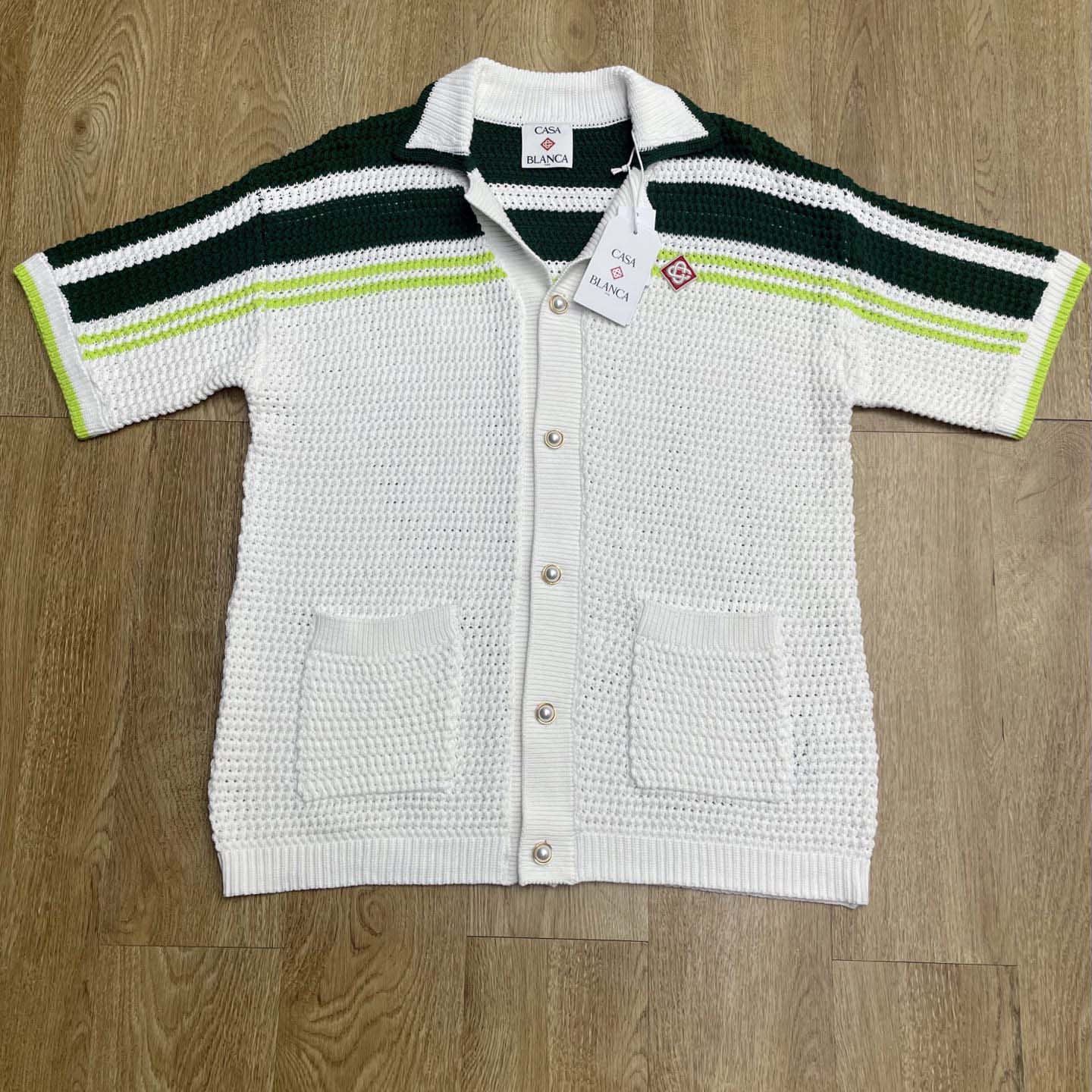 Casablanca Knit Polo Shirt    Z6009 - FashionPlug