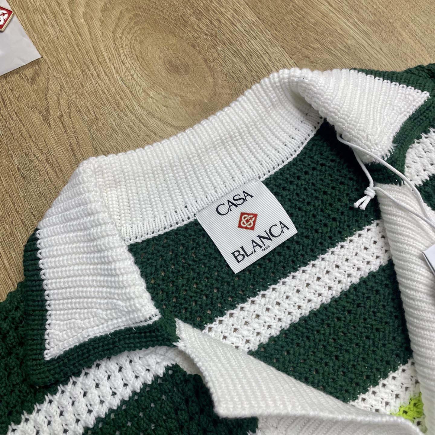 Casablanca Knit Polo Shirt    Z6009 - FashionPlug