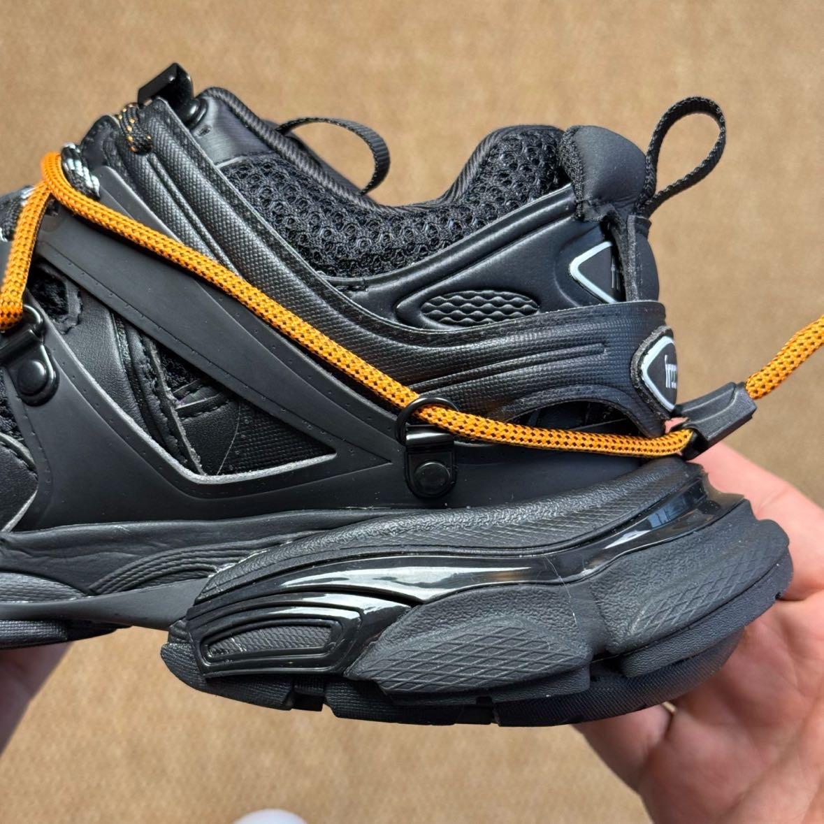 Balenciaga Track Trail Laces Sneaker In Black - FashionPlug