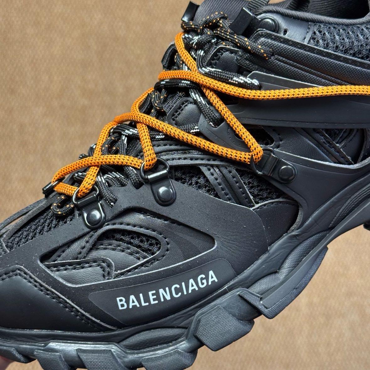 Balenciaga Track Trail Laces Sneaker In Black - FashionPlug