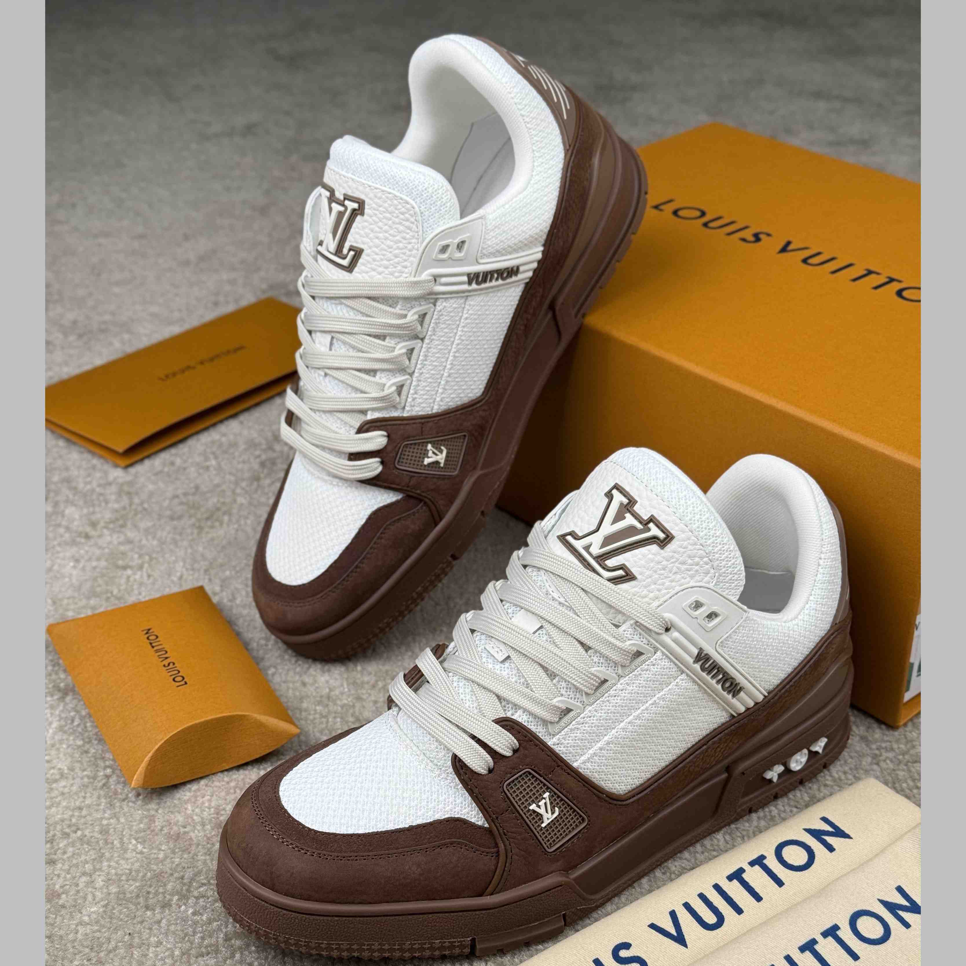 Louis Vuitton LV Trainer Sneaker   1AHTLL - FashionPlug