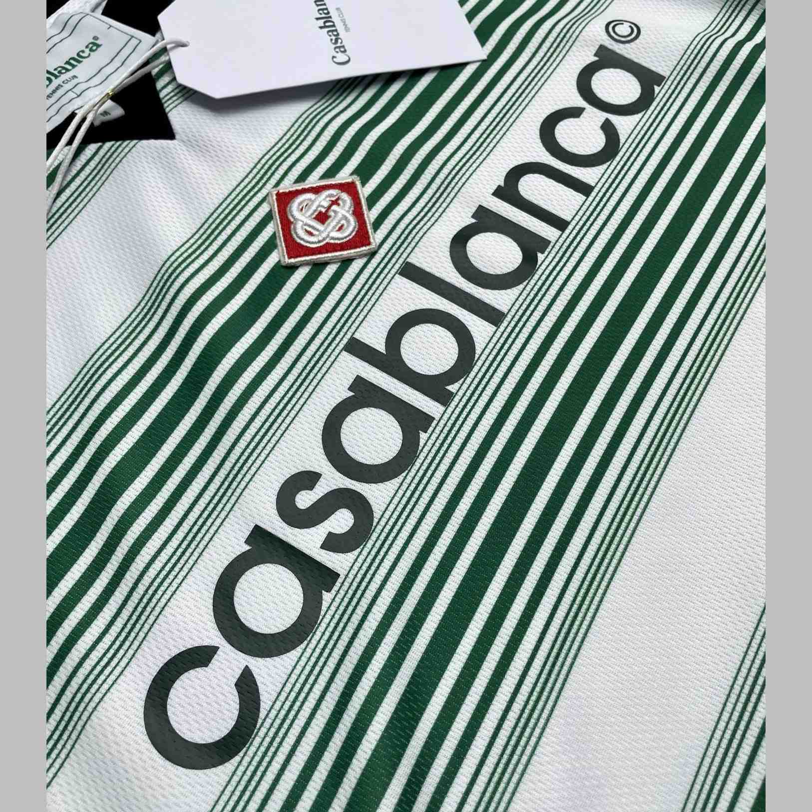 Casablanca Gradient Stripe Panelled T-shirt   C1010 - FashionPlug