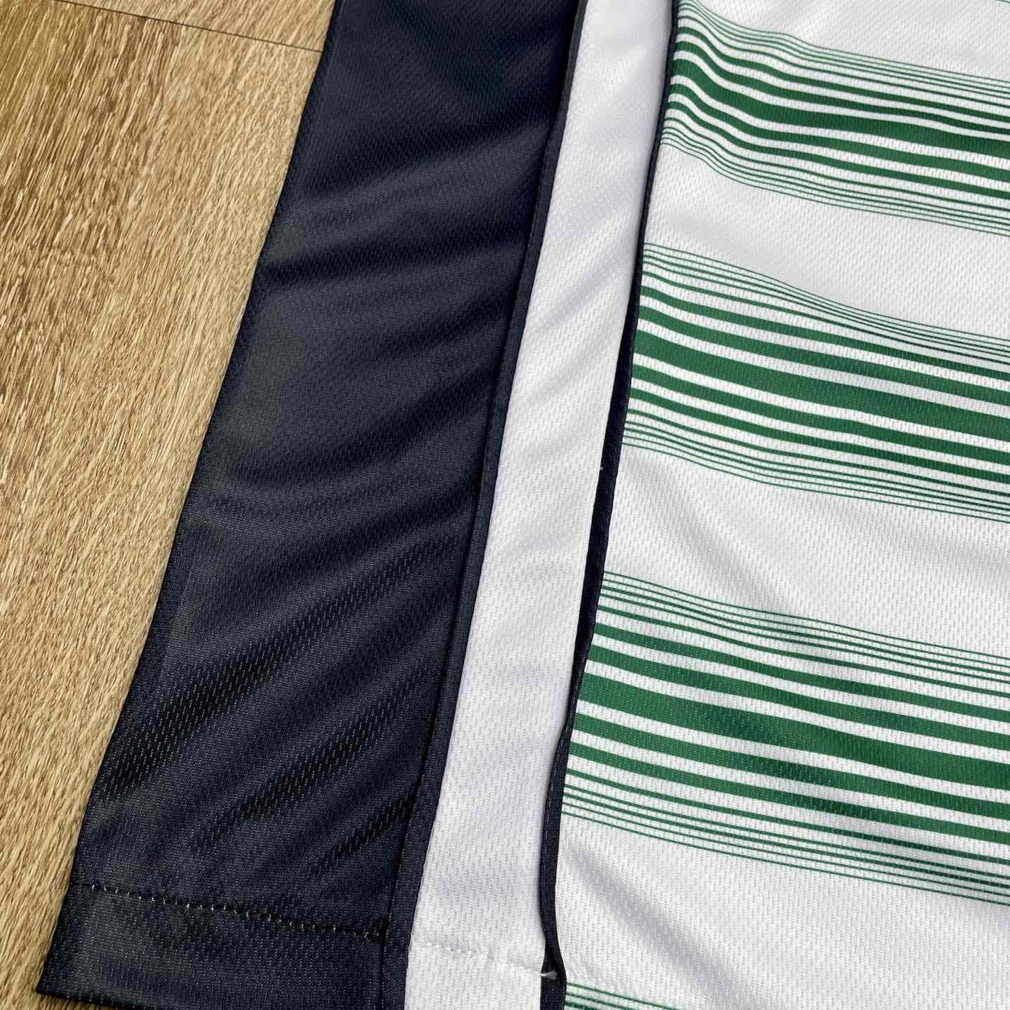 Casablanca Gradient Stripe Panelled T-shirt   C1010 - FashionPlug