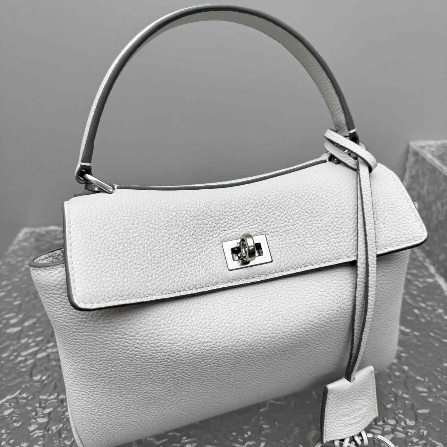 Balenciaga Rodeo Handbag Mini In White - FashionPlug