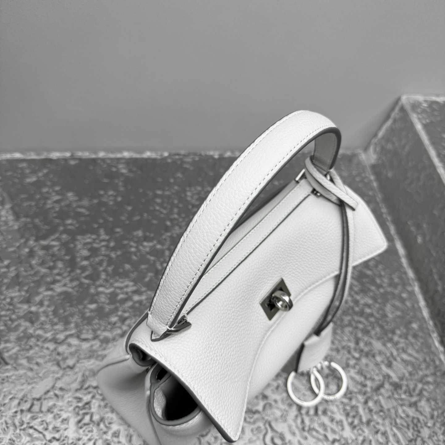 Balenciaga Rodeo Handbag Mini In White - FashionPlug