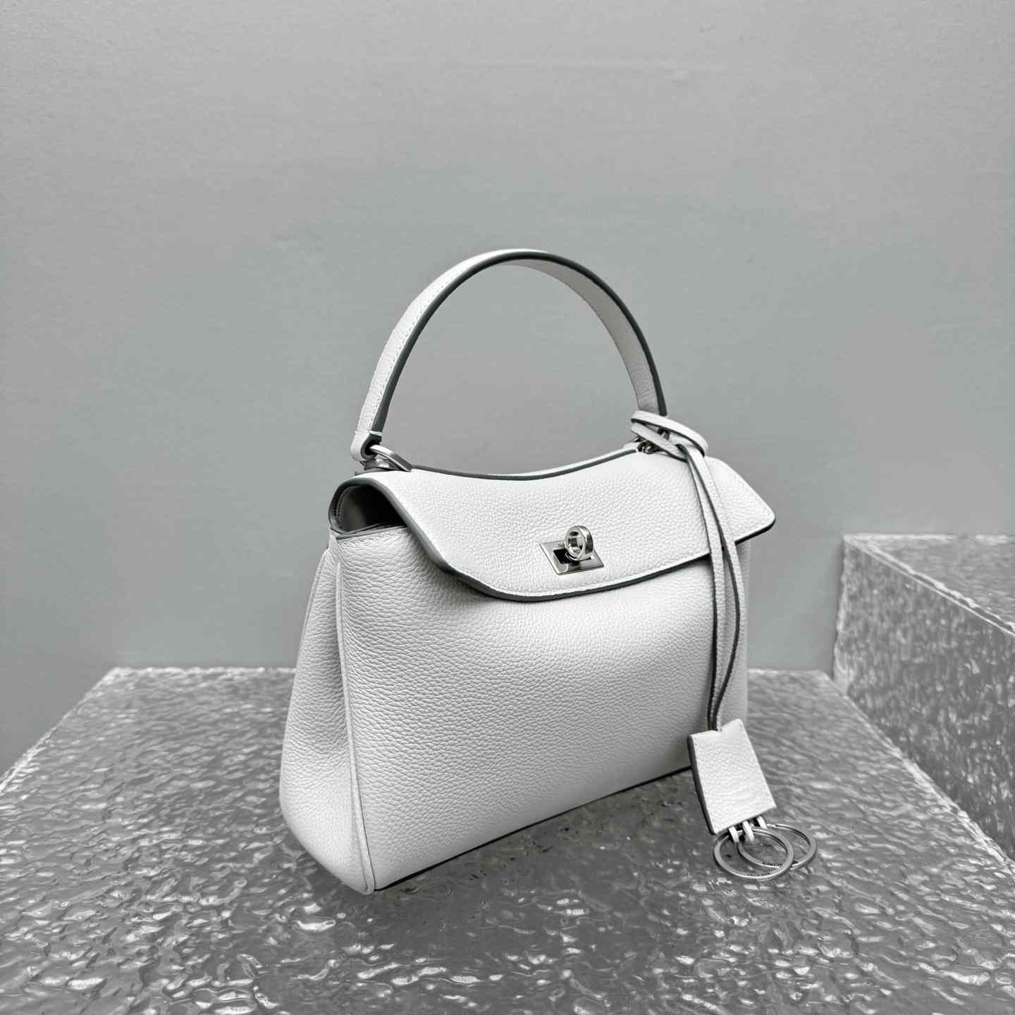 Balenciaga Rodeo Handbag Mini In White - FashionPlug
