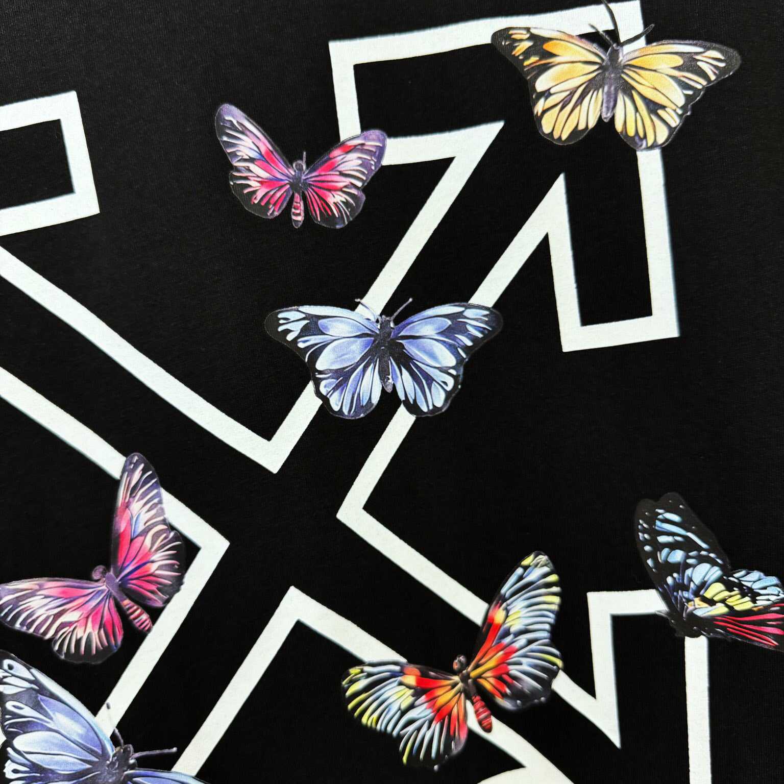 Off-White Arrow Butterfly Top Black - FashionPlug
