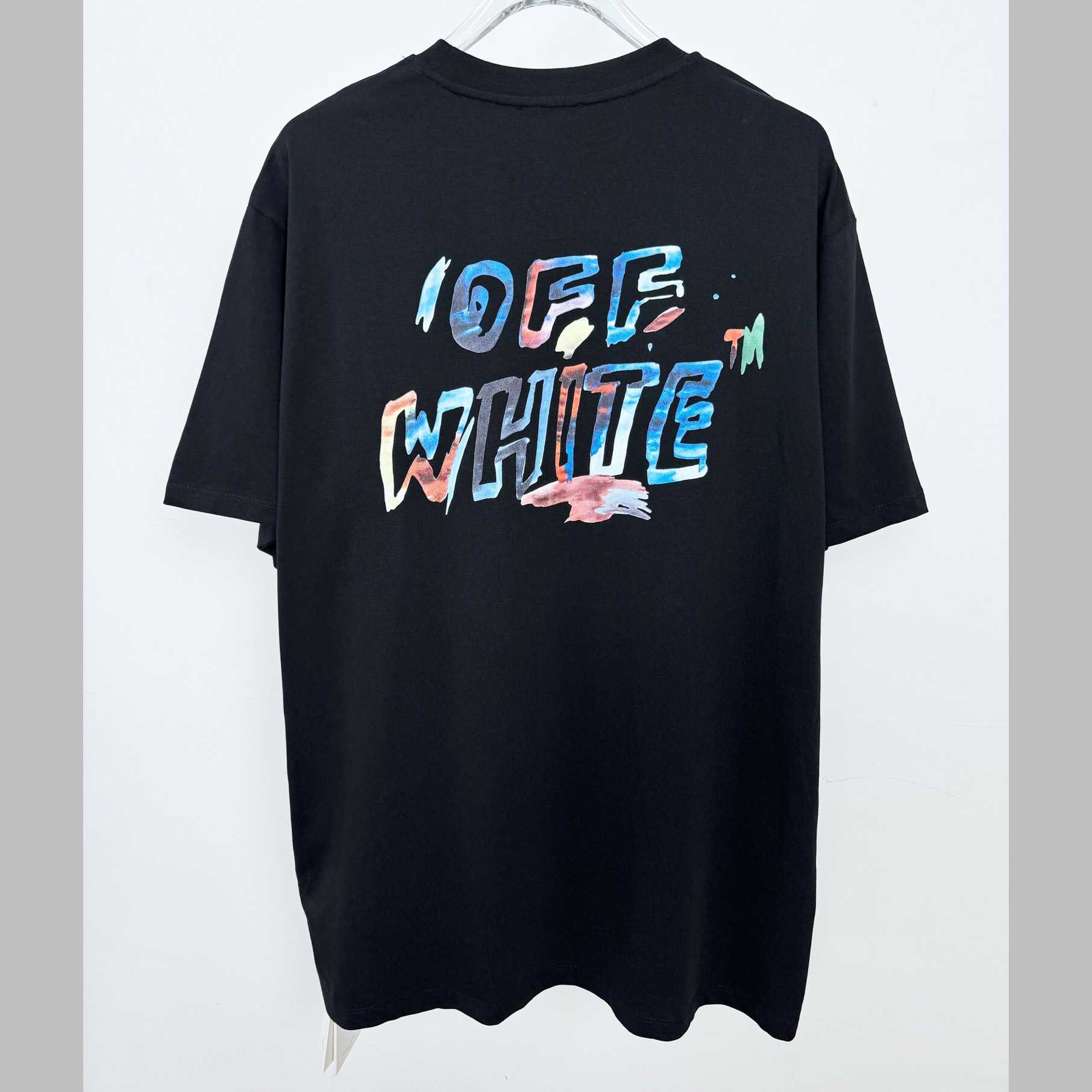 Off-White Watercolor Arrow T-Shirt - FashionPlug