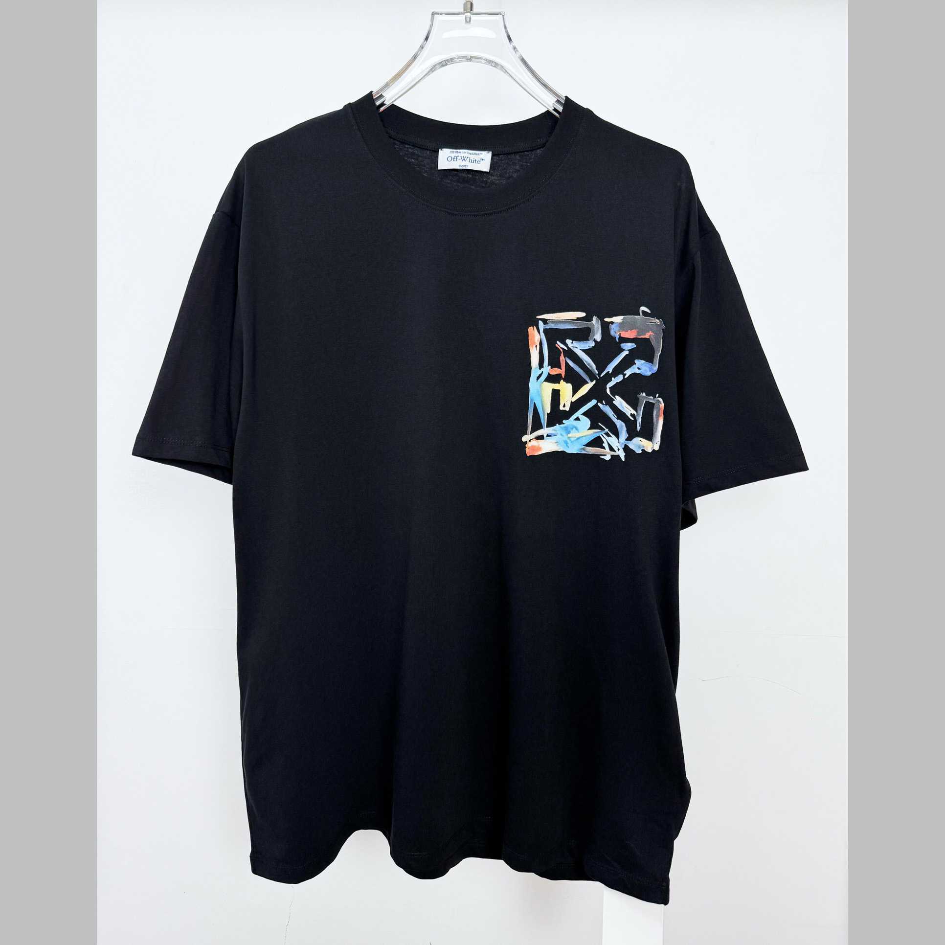 Off-White Watercolor Arrow T-Shirt - FashionPlug