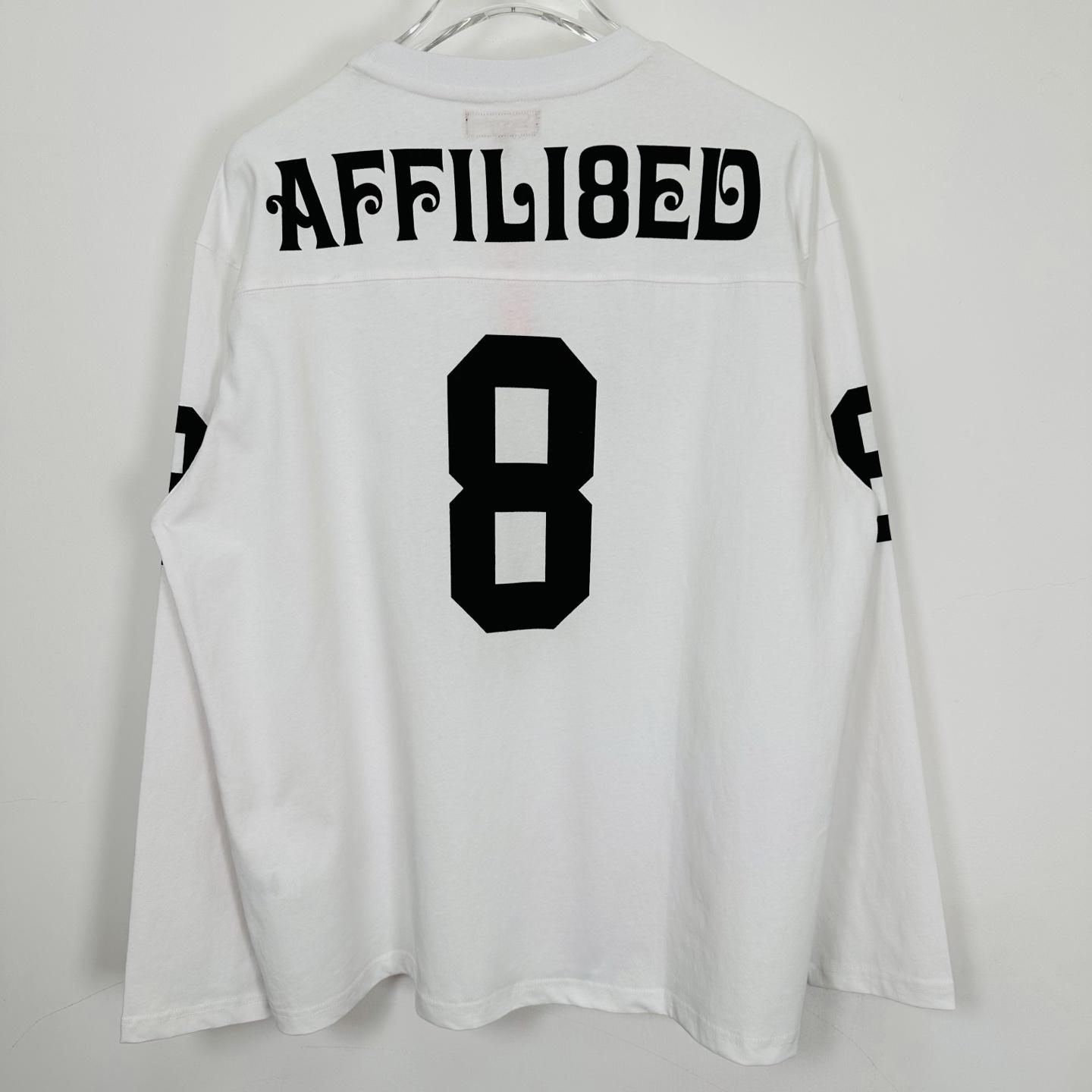 Supreme Affiliated L/S Football Top White YF1234    (50% Off Sale) - FashionPlug