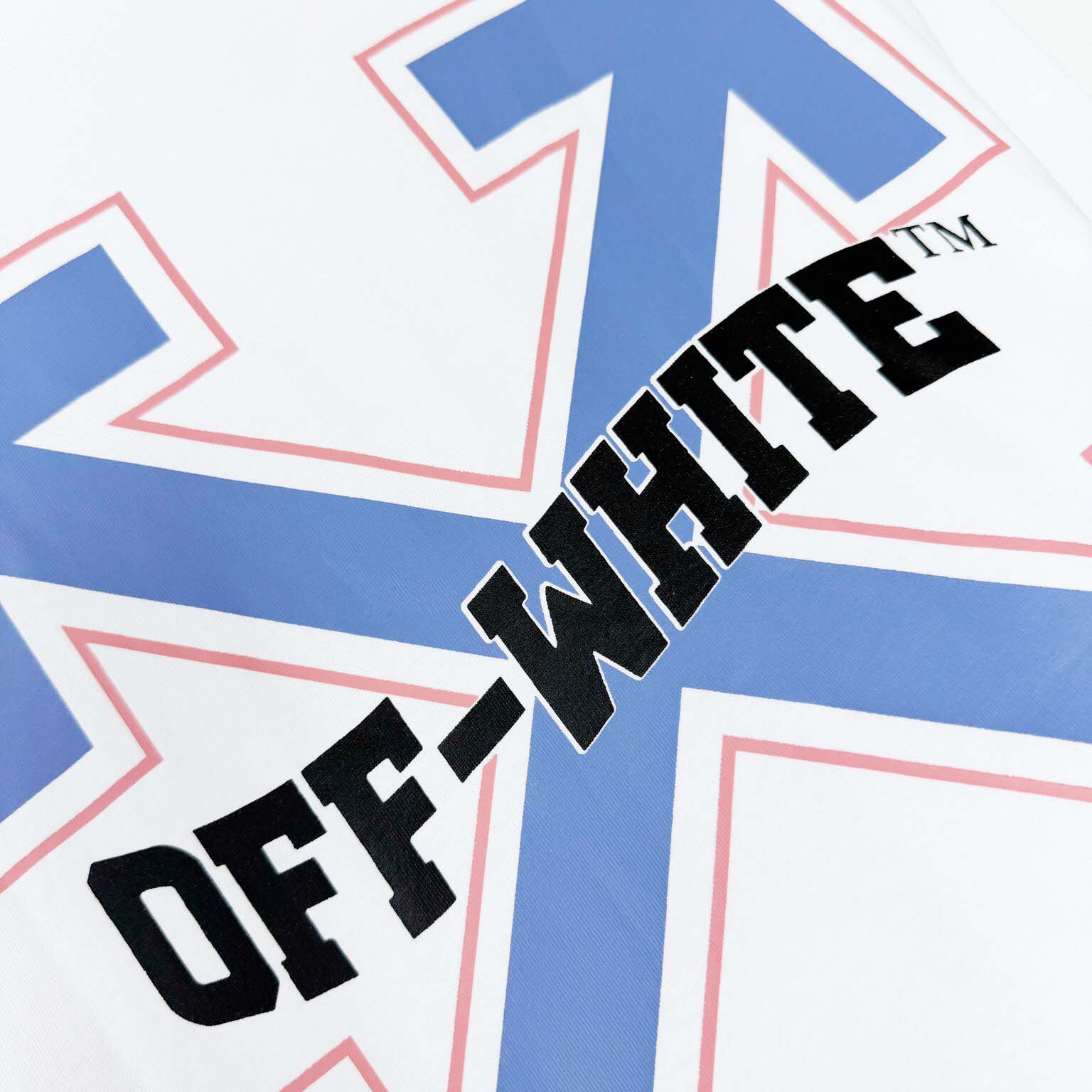 Off White Varsity Arrow T-Shirt - FashionPlug